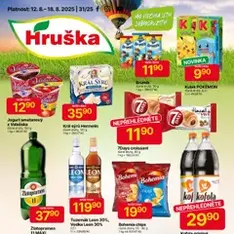 Hruška leták - náhled letáku platný od 12.08.2025