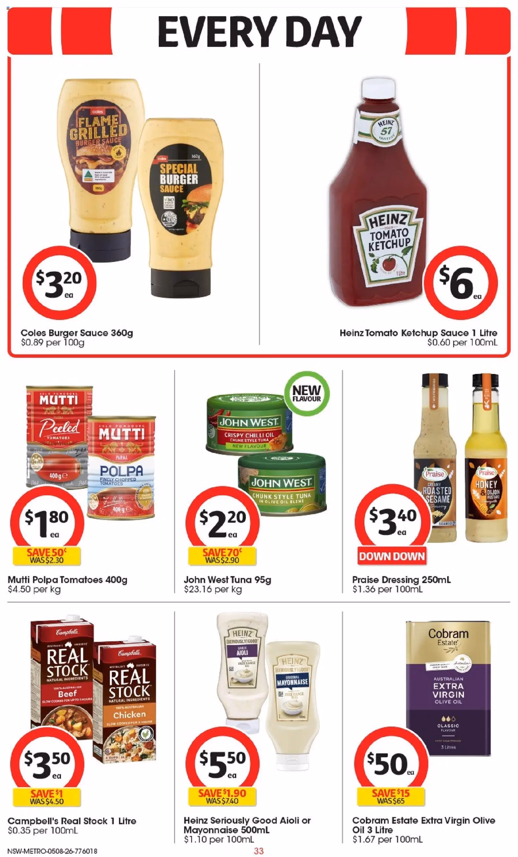Coles catalogue - valid flyer from 04/08/2026, page 33 of 52