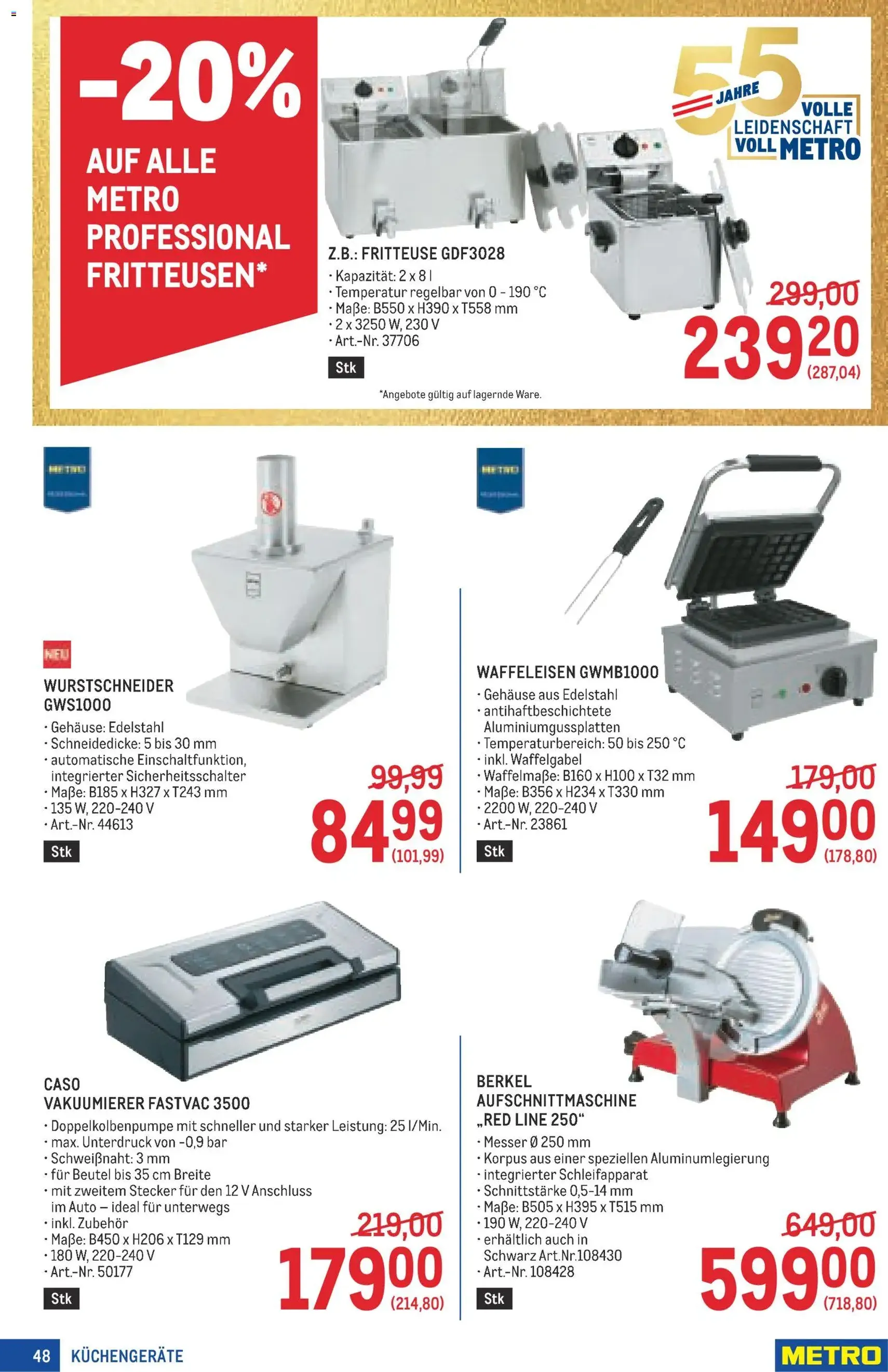 Metro angebote Profi - Gültiger Prospekt ab 28.05.2026, Seite 48 von insgesamt 64