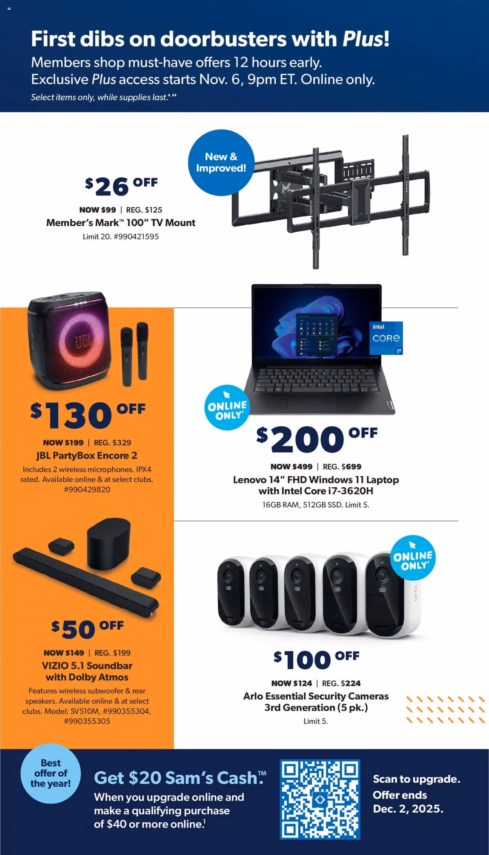 Sam's Club Black Friday - valid flyer from 10/29/2025, page 3 of 52