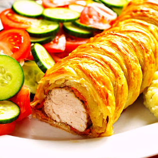 Schweinefilet in Blätterteig - Rezeptvorschau