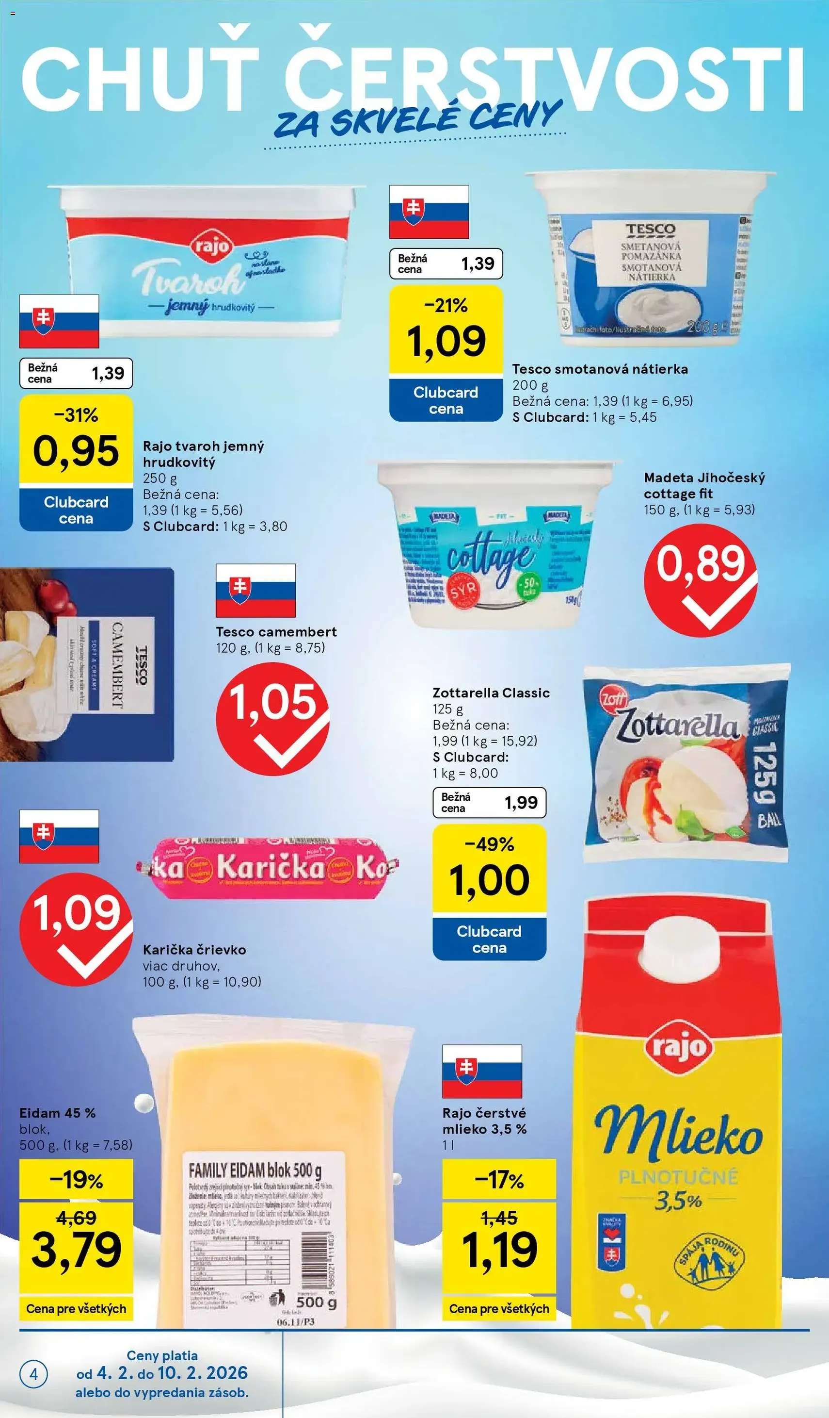 Tesco Hypermarket - leták - platný leták od 04.02.2026 strana 4 z 36