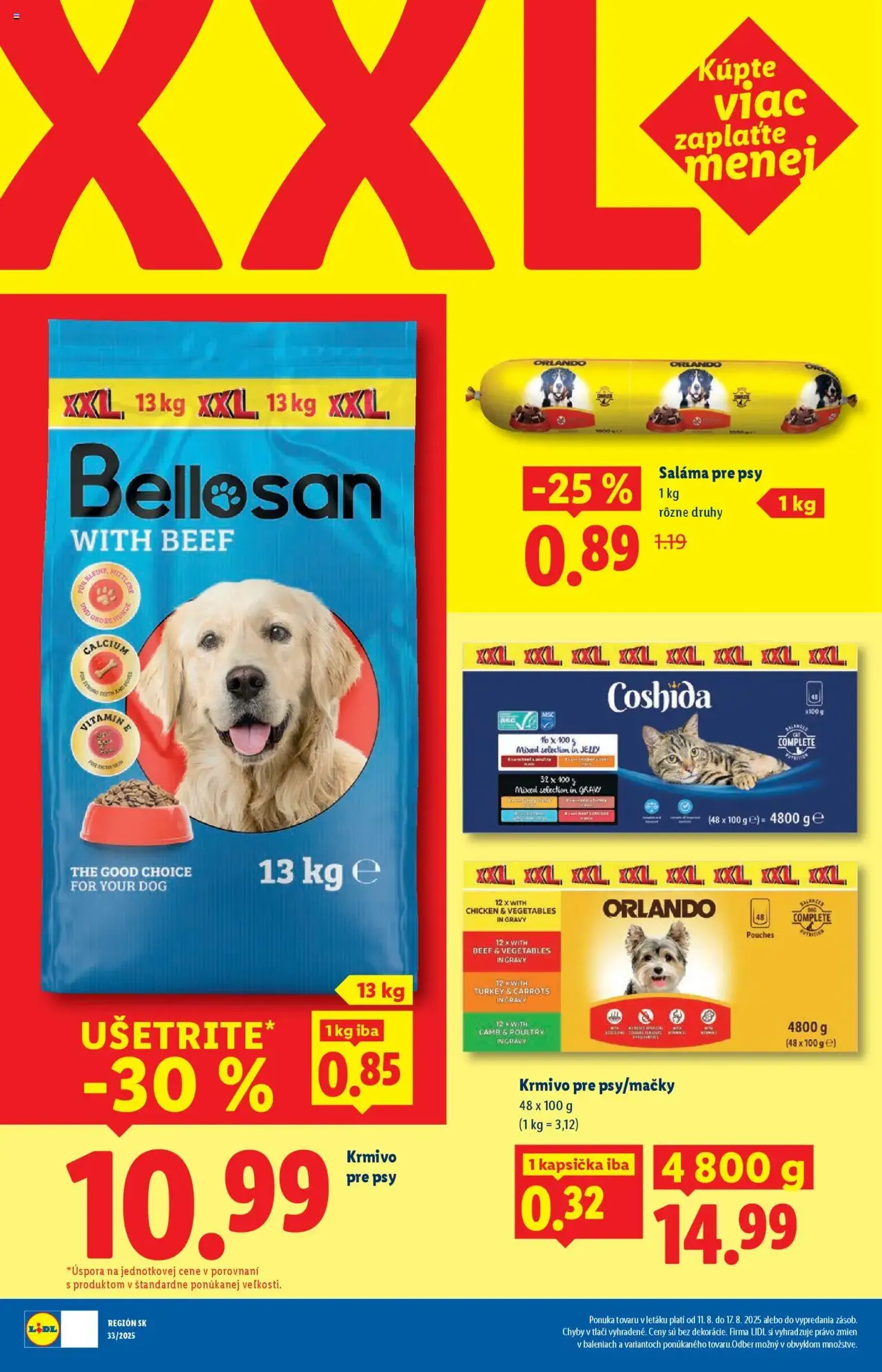 Lidl leták - platný leták od 11.08.2025 strana 32 z 93