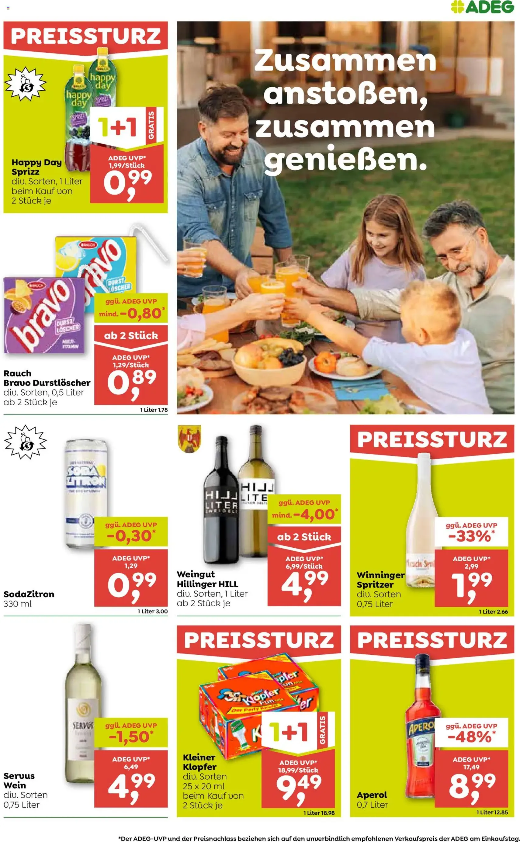 ADEG Flugblatt - Gültiger Prospekt ab 03.06.2026, Seite 9 von insgesamt 12