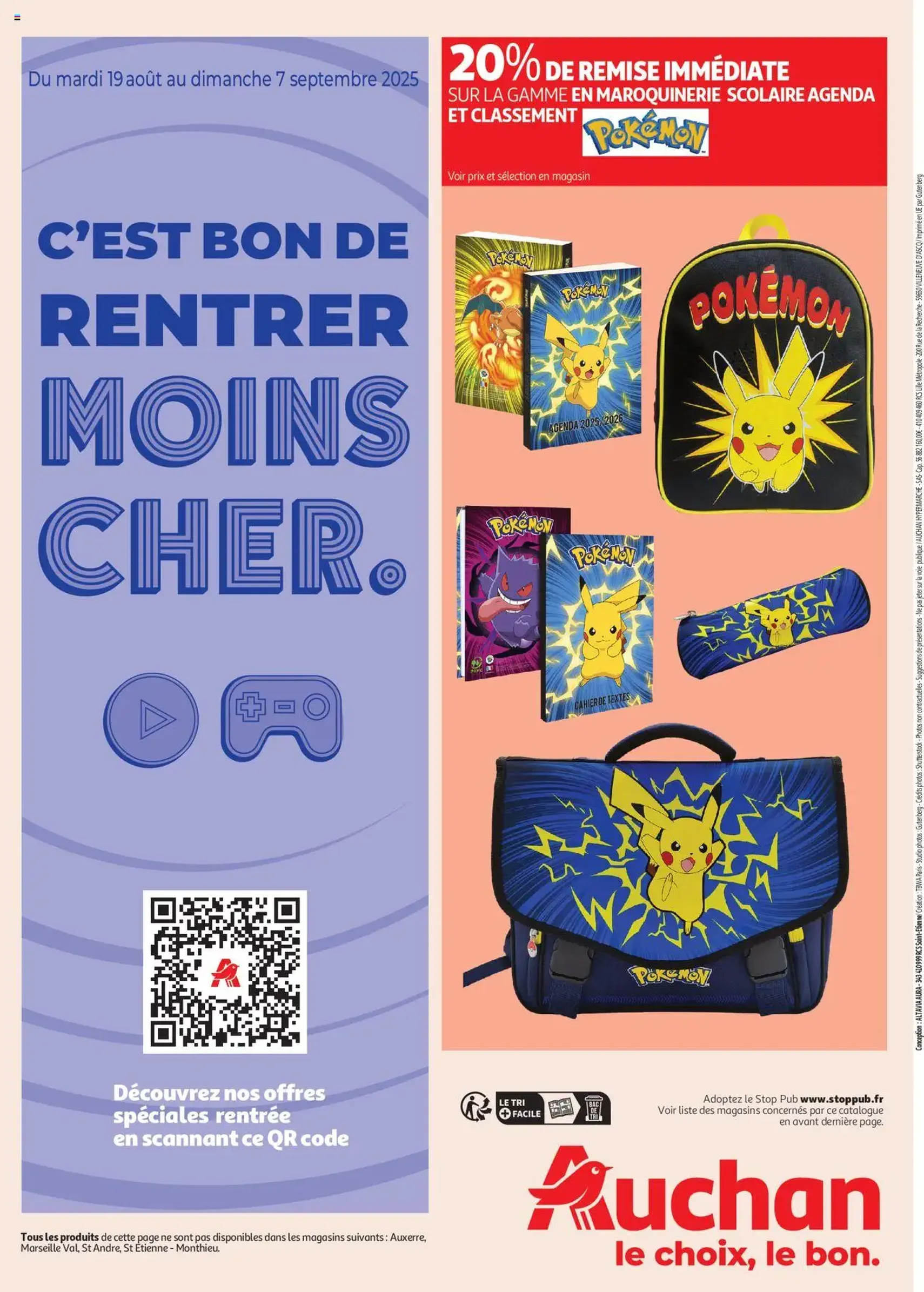 Auchan prospectus - brochure valable à partir du 19/08/2025, page 44 sur 46 Auchan prospectus - brochure valable à partir du 19/08/2025, page 44 sur 46