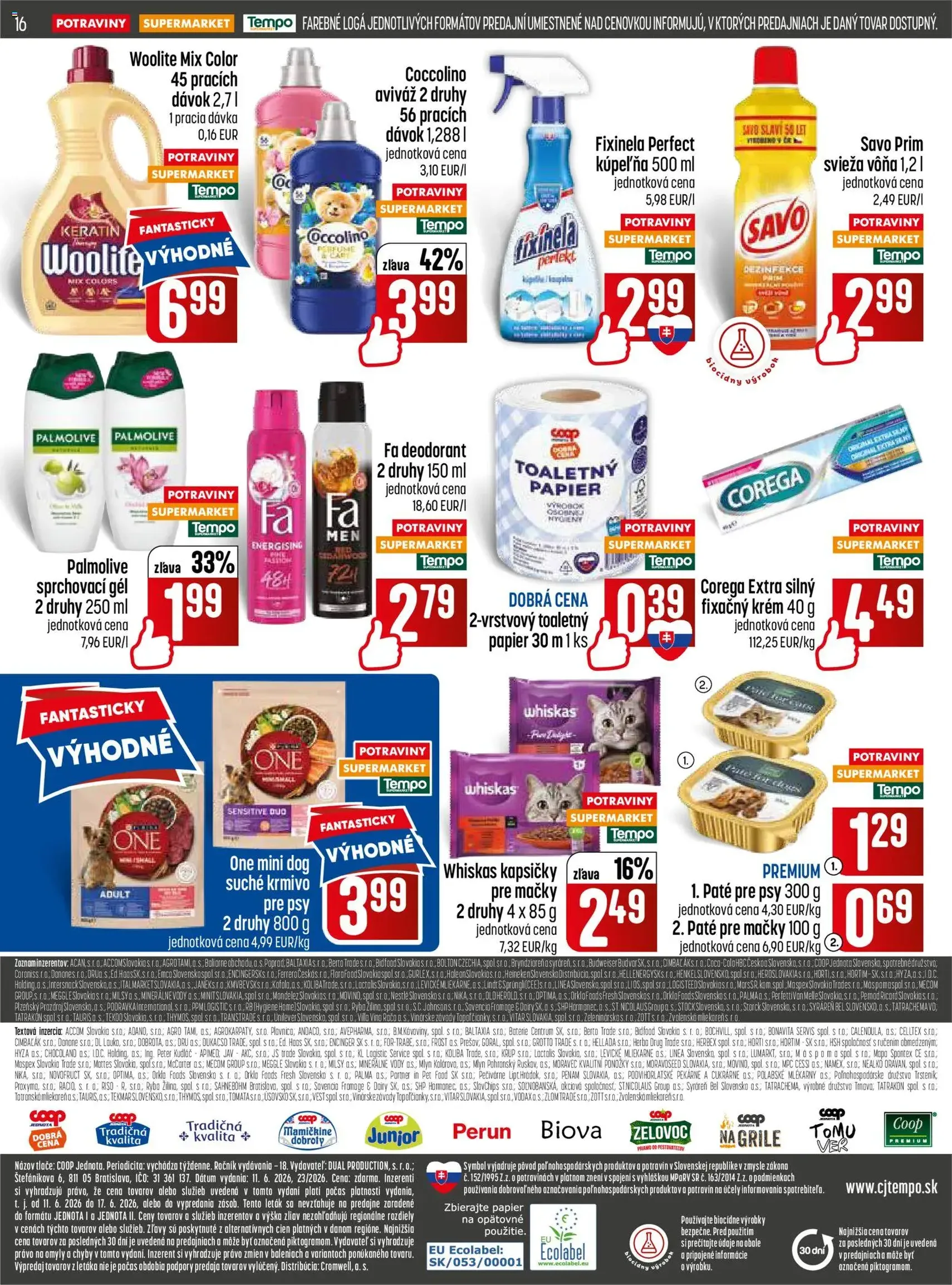 COOP Jednota leták - platný leták od 11.06.2026 strana 16 z 32