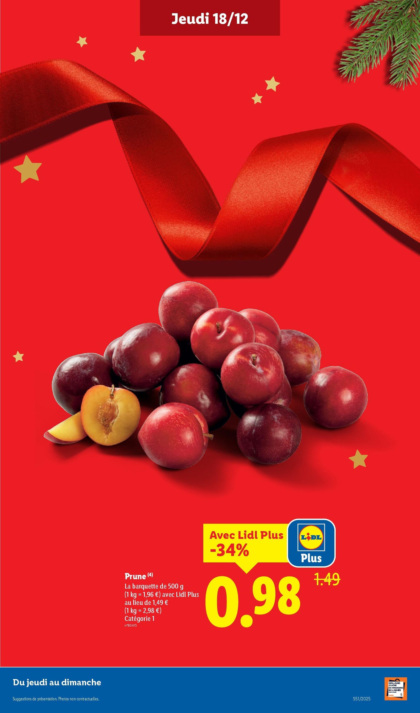 LIDL catalogue semaine 51 - brochure valable à partir du 18/12/2025, page 5 sur 87