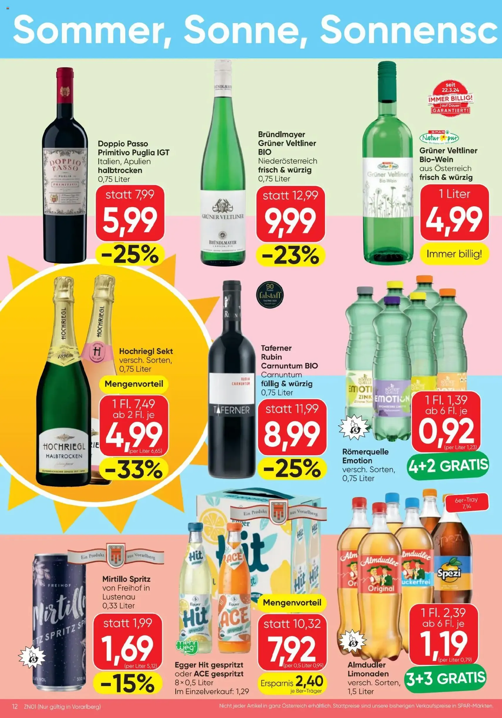 Spar - Flugblatt - Gültiger Prospekt ab 13.08.2026, Seite 12 von insgesamt 20