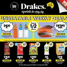 Drakes catalogue - Flyer preview valid from 13/05/2026