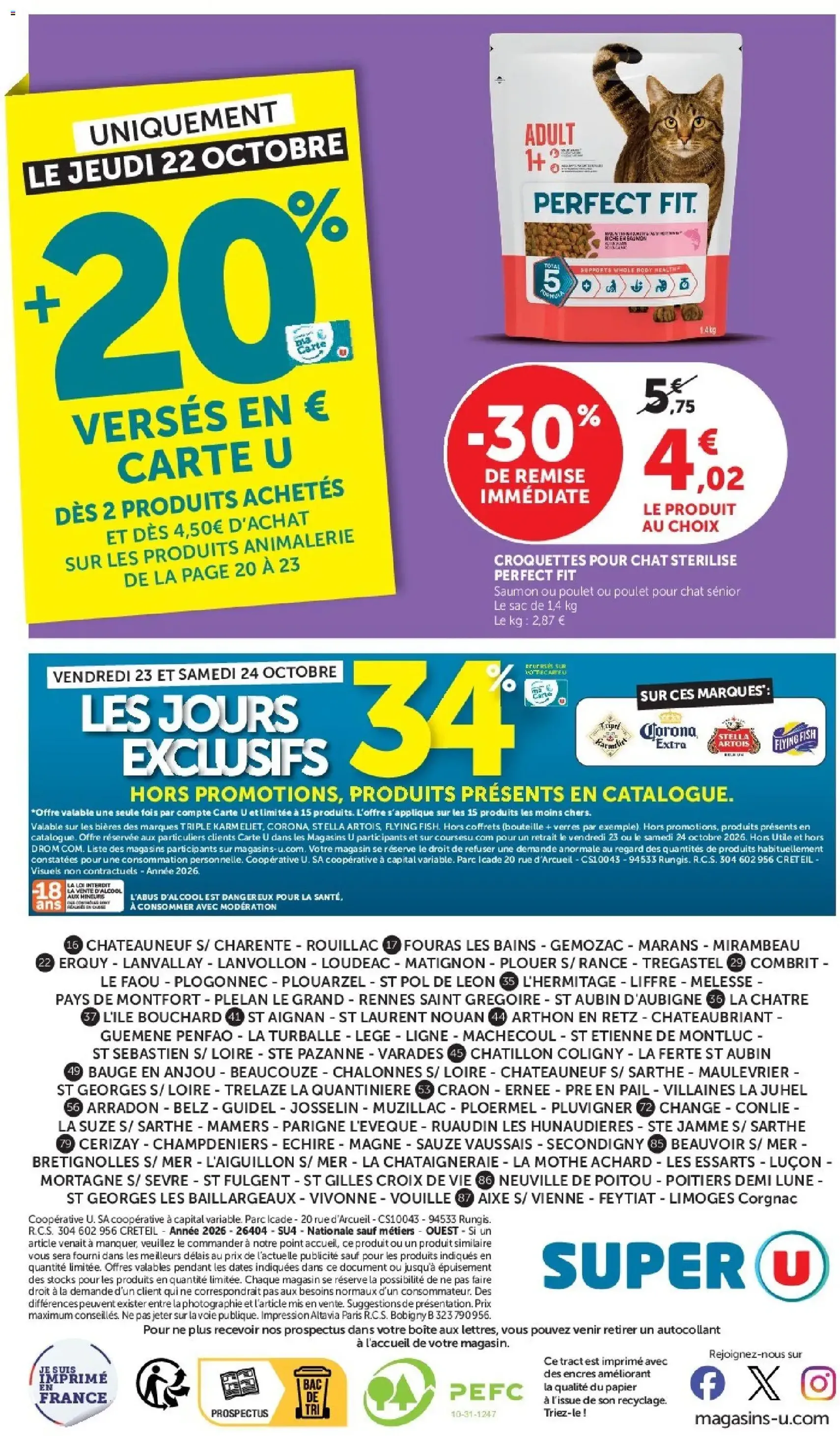 Super U catalogue - brochure valable à partir du 20/10/2026, page 40 sur 40