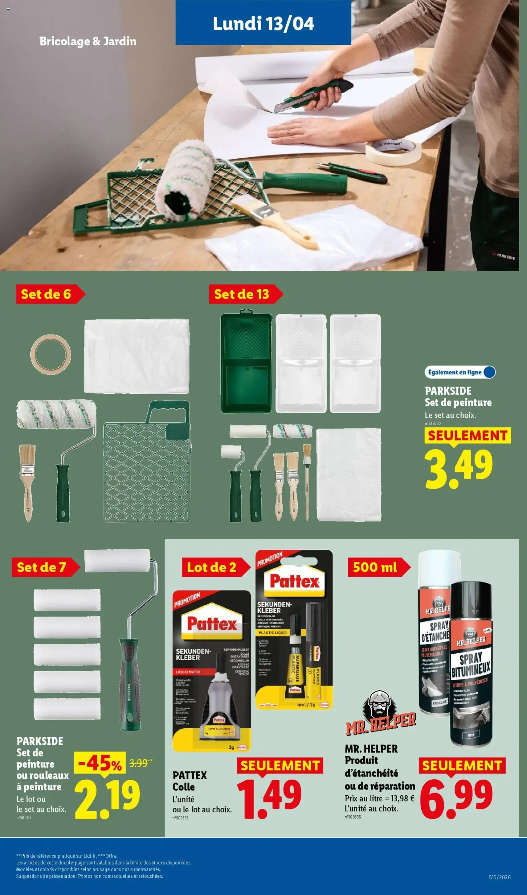 LIDL catalogue semaine 15 - brochure valable à partir du 09/04/2026, page 61 sur 75