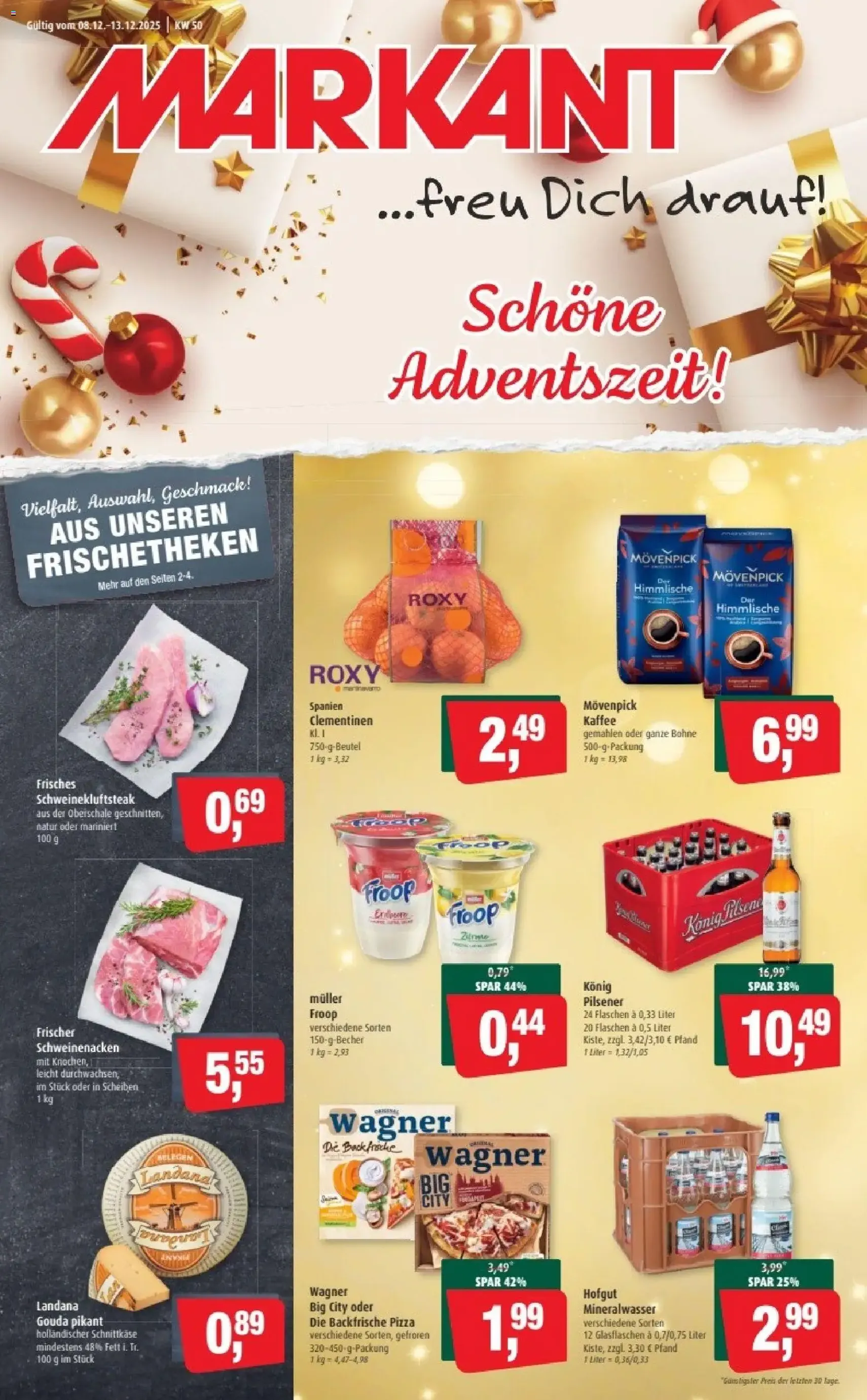 Markant Prospekt - Gültiger Prospekt ab 08.12.2025, Seite 1 von insgesamt 14