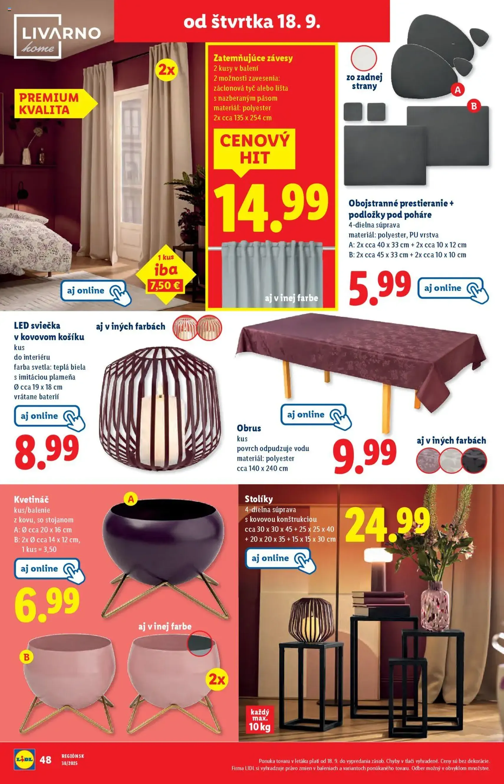 Lidl leták - platný leták od 16.09.2025 strana 96 z 111 Lidl leták - platný leták od 16.09.2025 strana 96 z 111