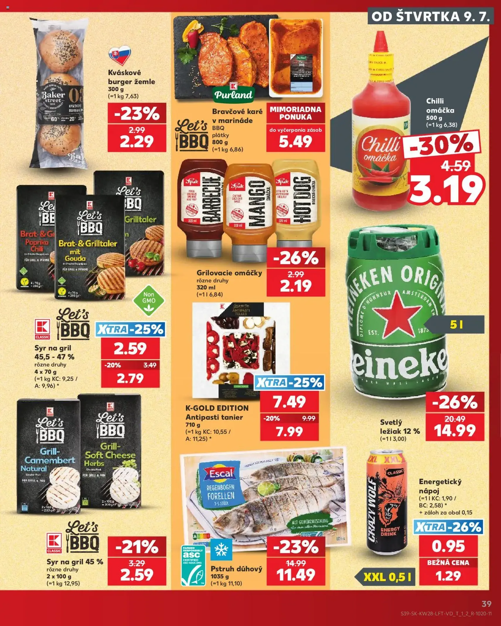 Kaufland SK akciós újság - 2026.07.09. érvényes szórólap 39 oldal 82 oldalból