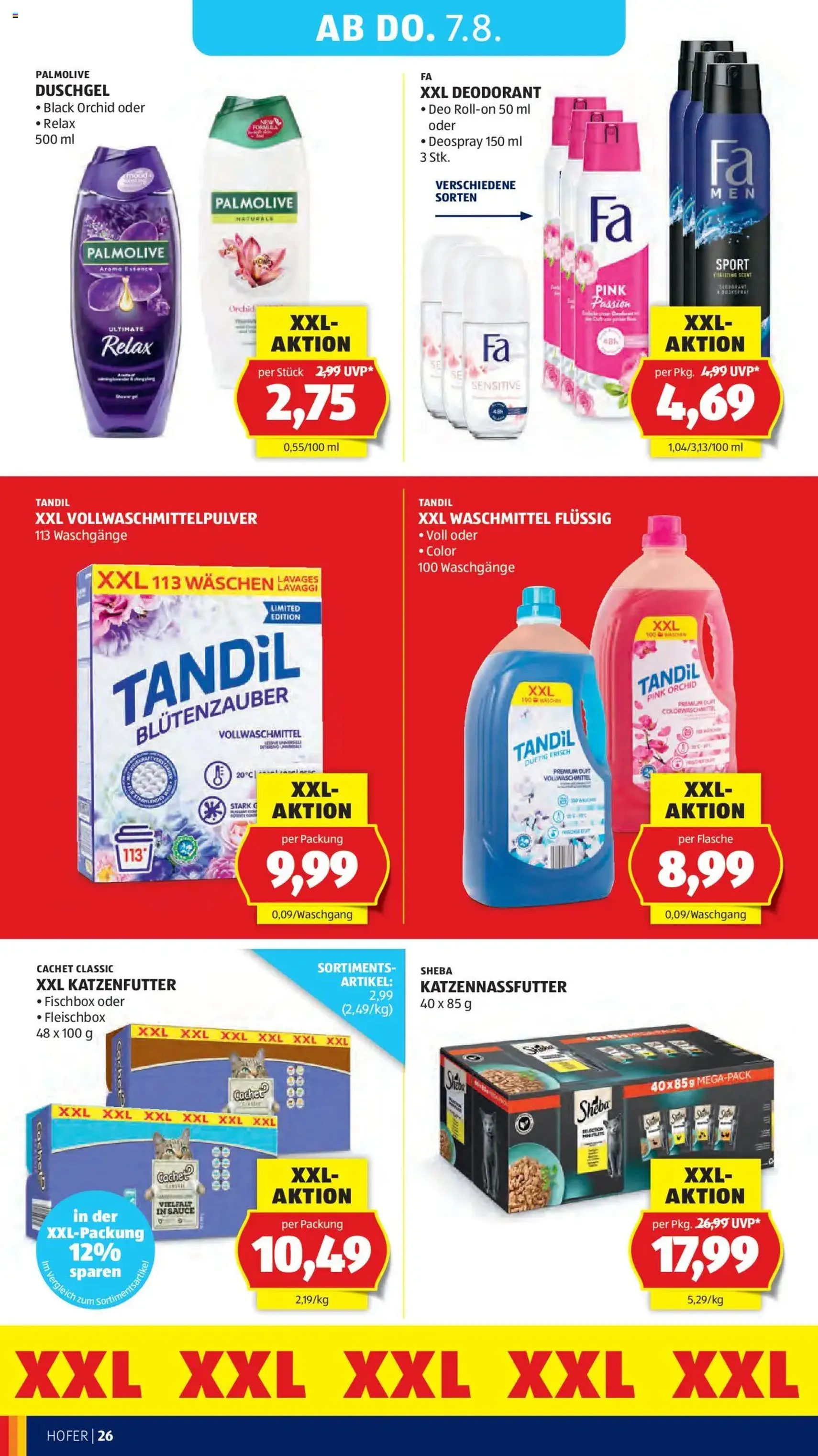 Hofer Flugblatt - Gültiger Prospekt ab 01.08.2025, Seite 30 von insgesamt 41 Hofer Flugblatt - Gültiger Prospekt ab 01.08.2025, Seite 30 von insgesamt 41