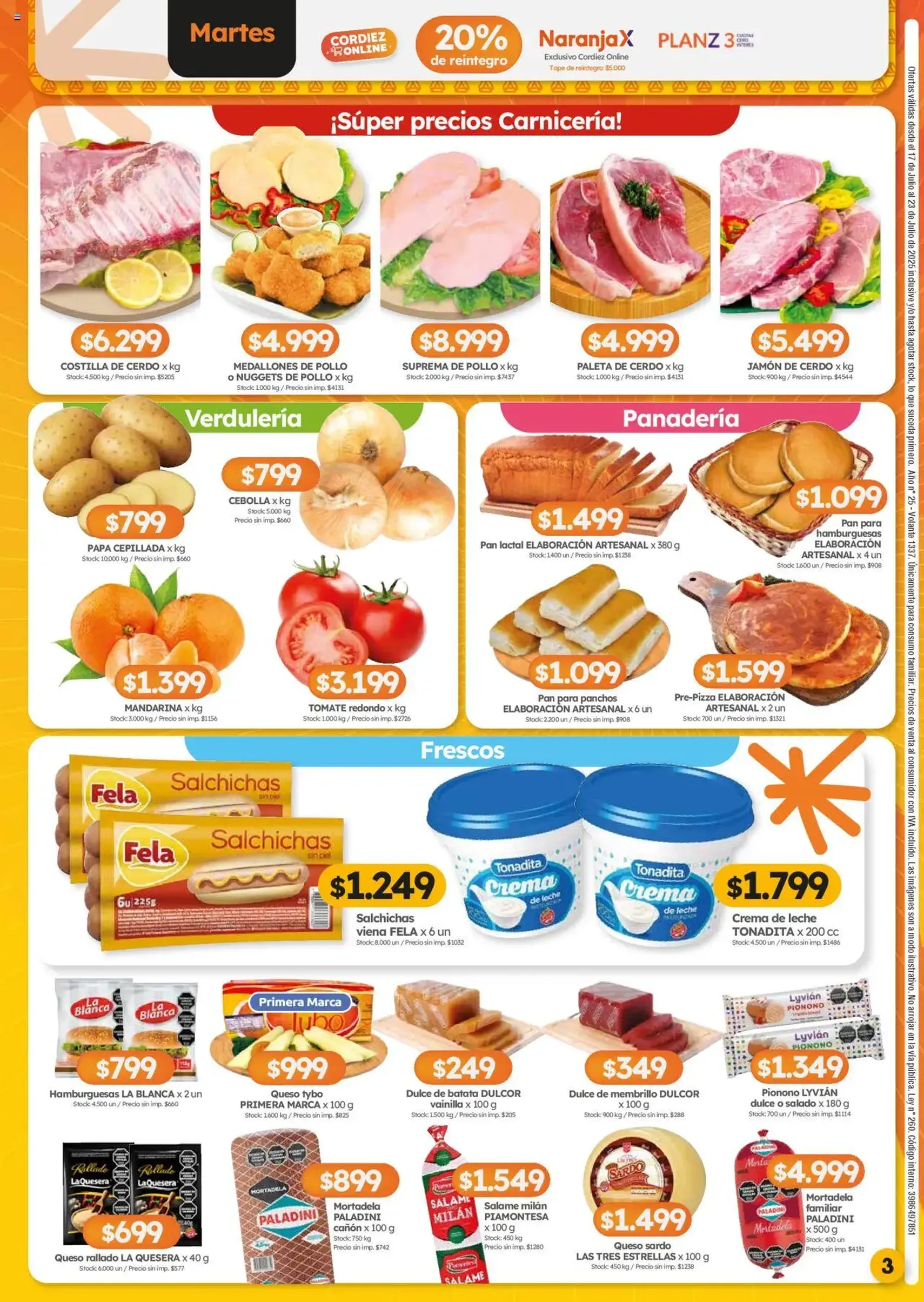 Cordiez ofertas - folleto válido desde 17/07/2025 página 3 de 8 Cordiez ofertas - folleto válido desde 17/07/2025 página 3 de 8
