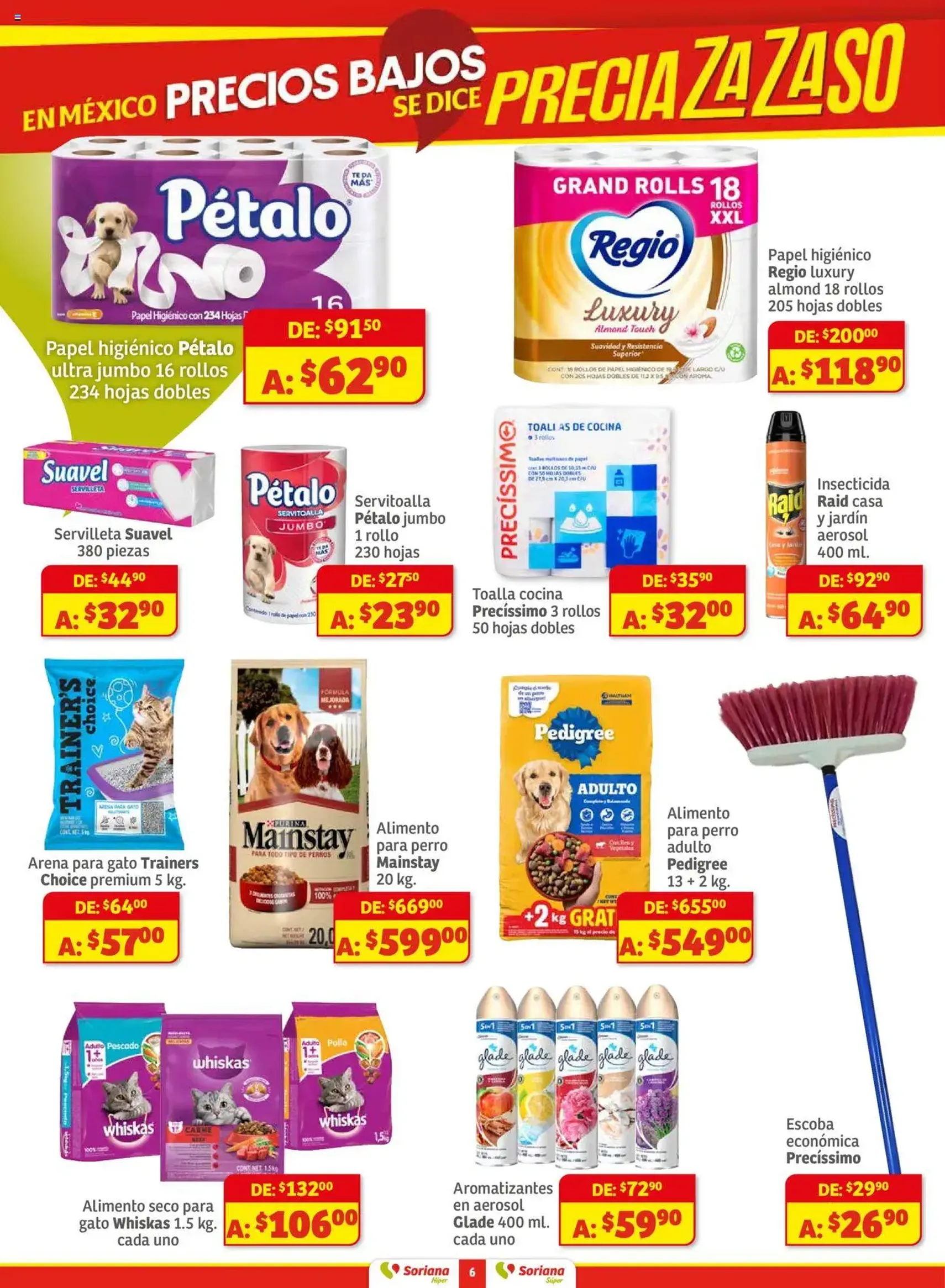 Soriana - Preciazazaso Híper: Ags, Col, Gto, Jal, Mich - folleto válido desde 01/08/2025 página 6 de 8