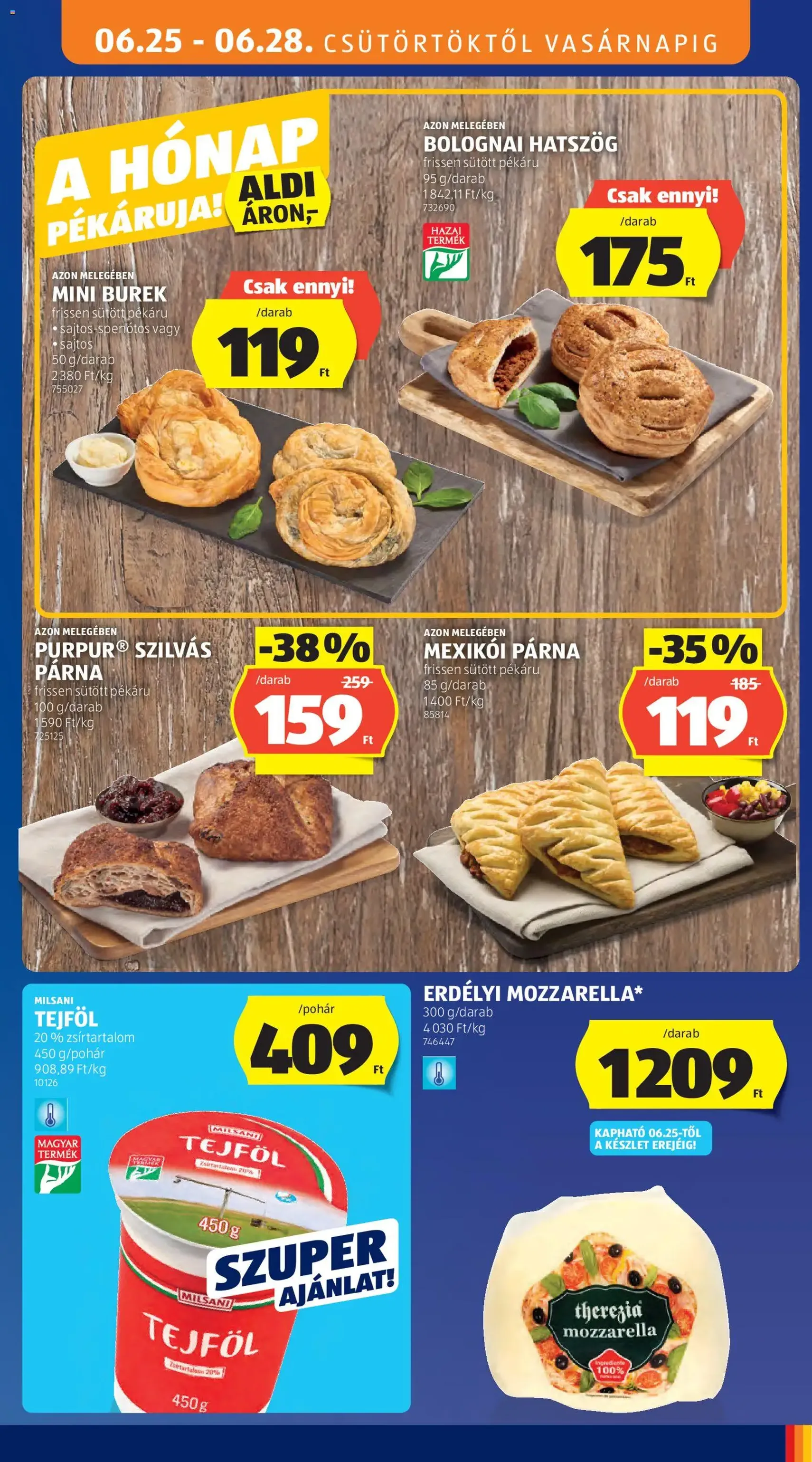 Aldi akciós újság - 2026.06.25. érvényes szórólap 13 oldal 62 oldalból