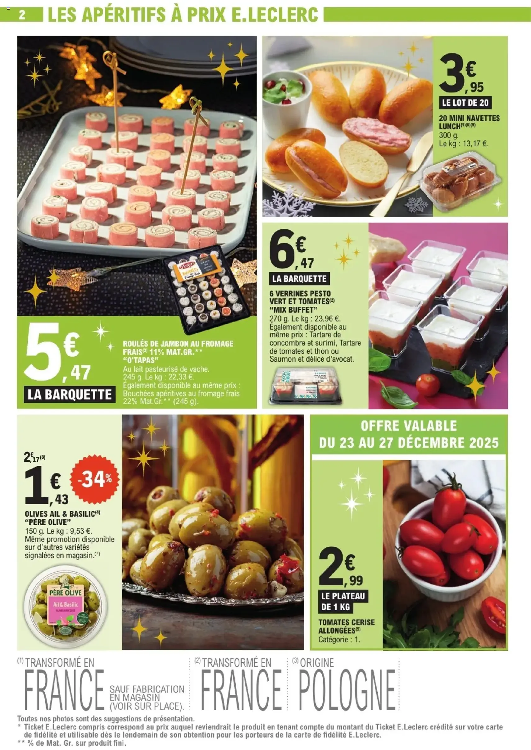E.Leclerc catalogue semaine 52 - brochure valable à partir du 23/12/2025, page 2 sur 32