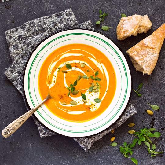 Anteprima ricetta Zuppa di zucca al curry