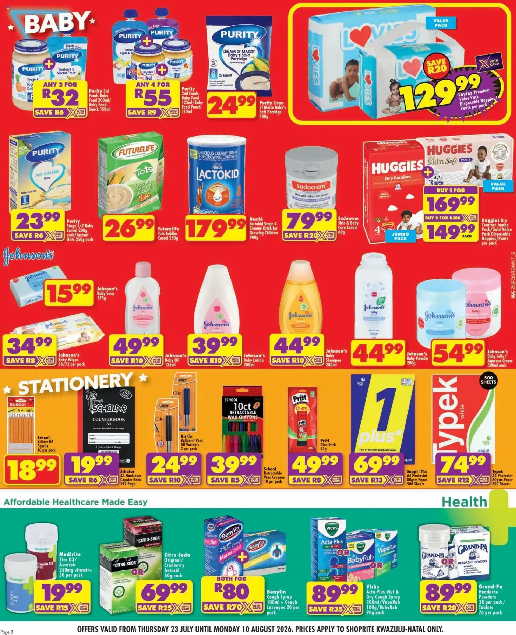 Shoprite Specials - valid flyer from 23/07/2026, page 8 of 12