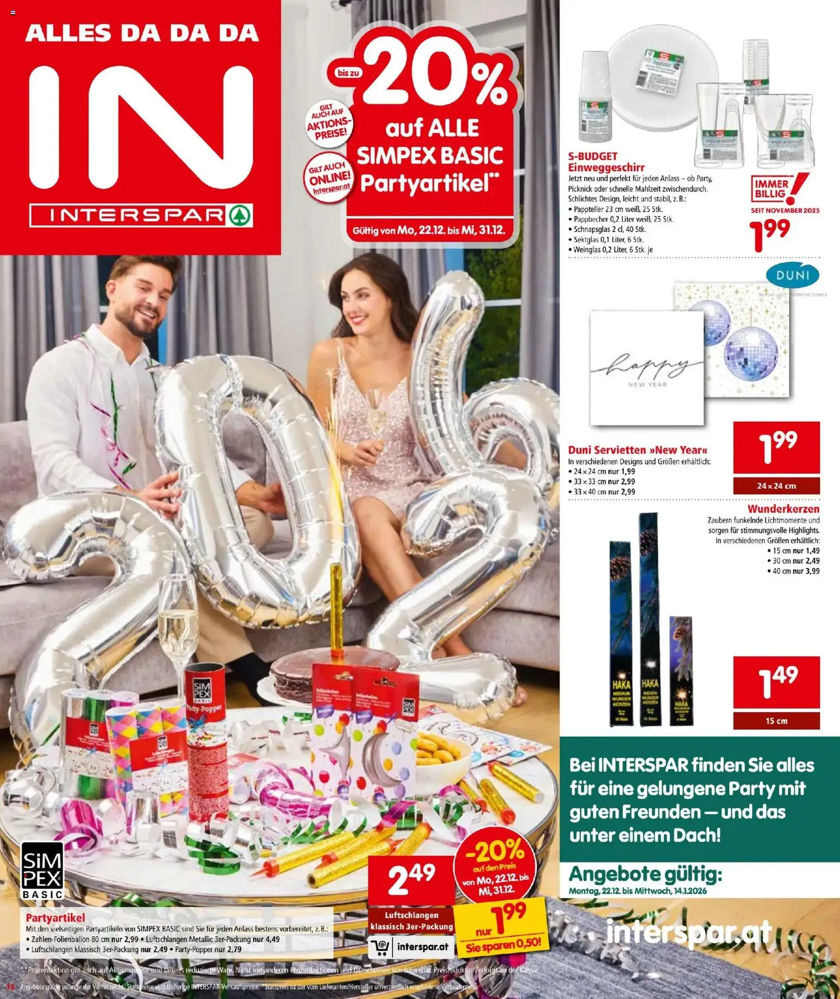 Interspar Flugblatt - Gültiger Prospekt ab 23.12.2025, Seite 12 von insgesamt 16