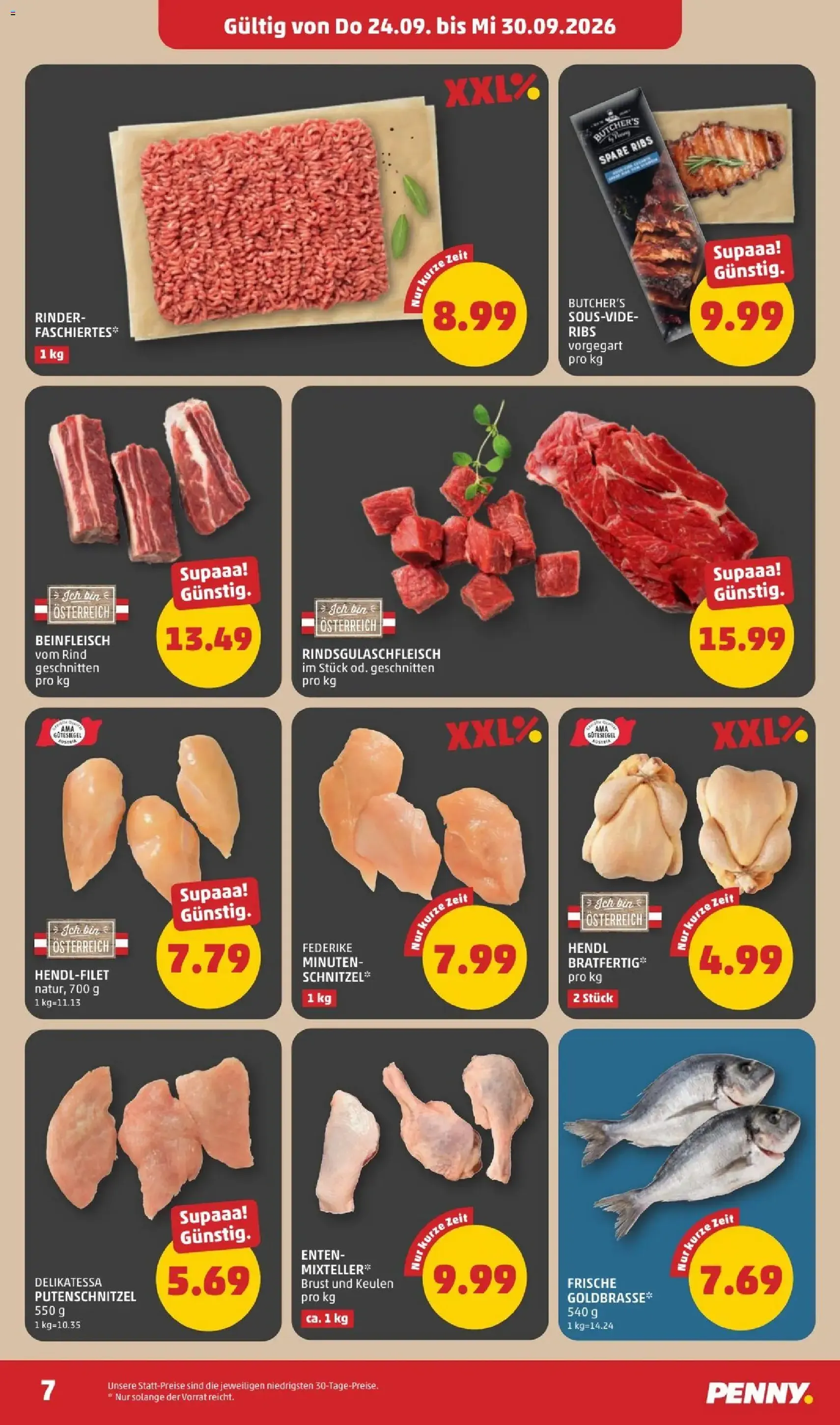 Penny Markt - Flugblatt - Gültiger Prospekt ab 24.09.2026, Seite 7 von insgesamt 28