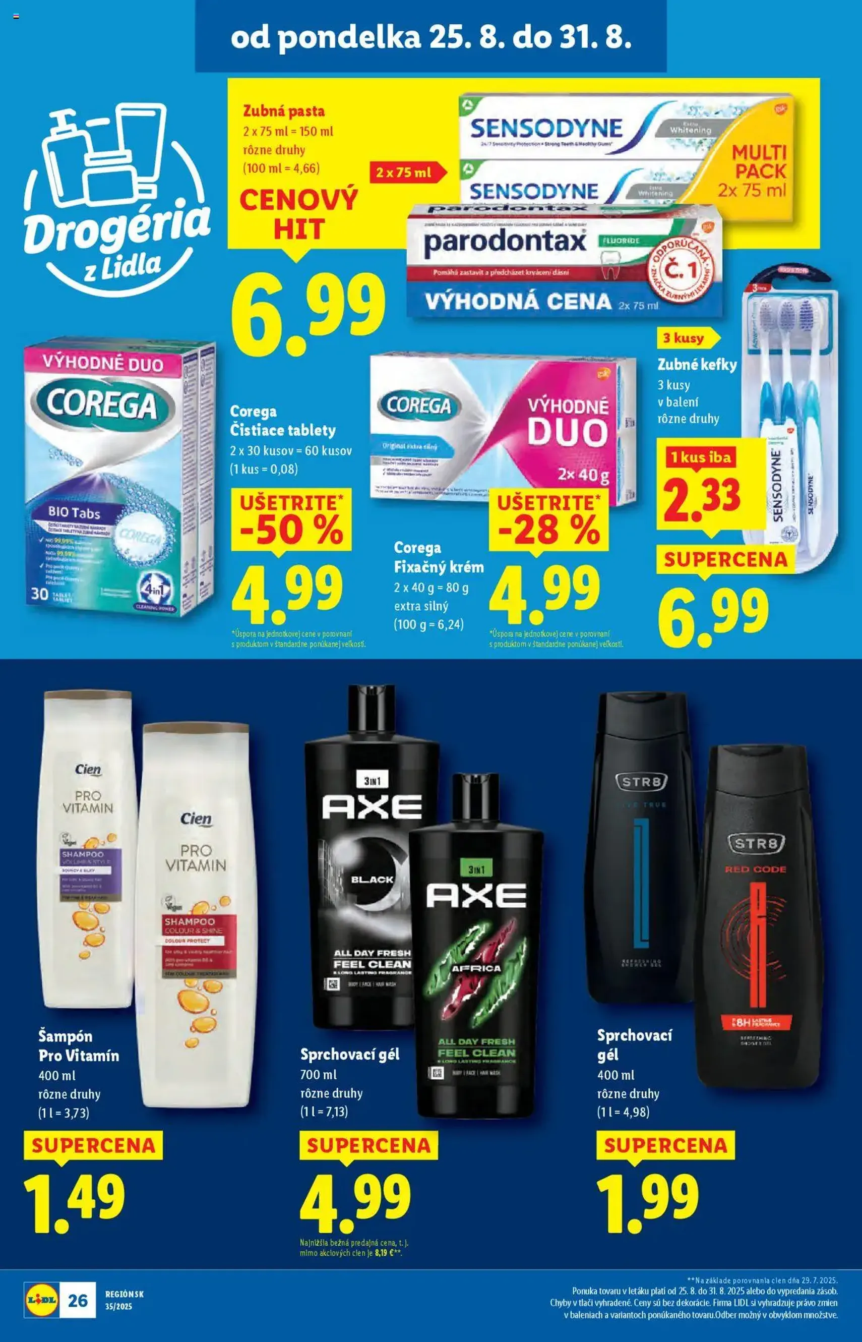 Lidl leták - platný leták od 25.08.2025 strana 34 z 101 Lidl leták - platný leták od 25.08.2025 strana 34 z 101