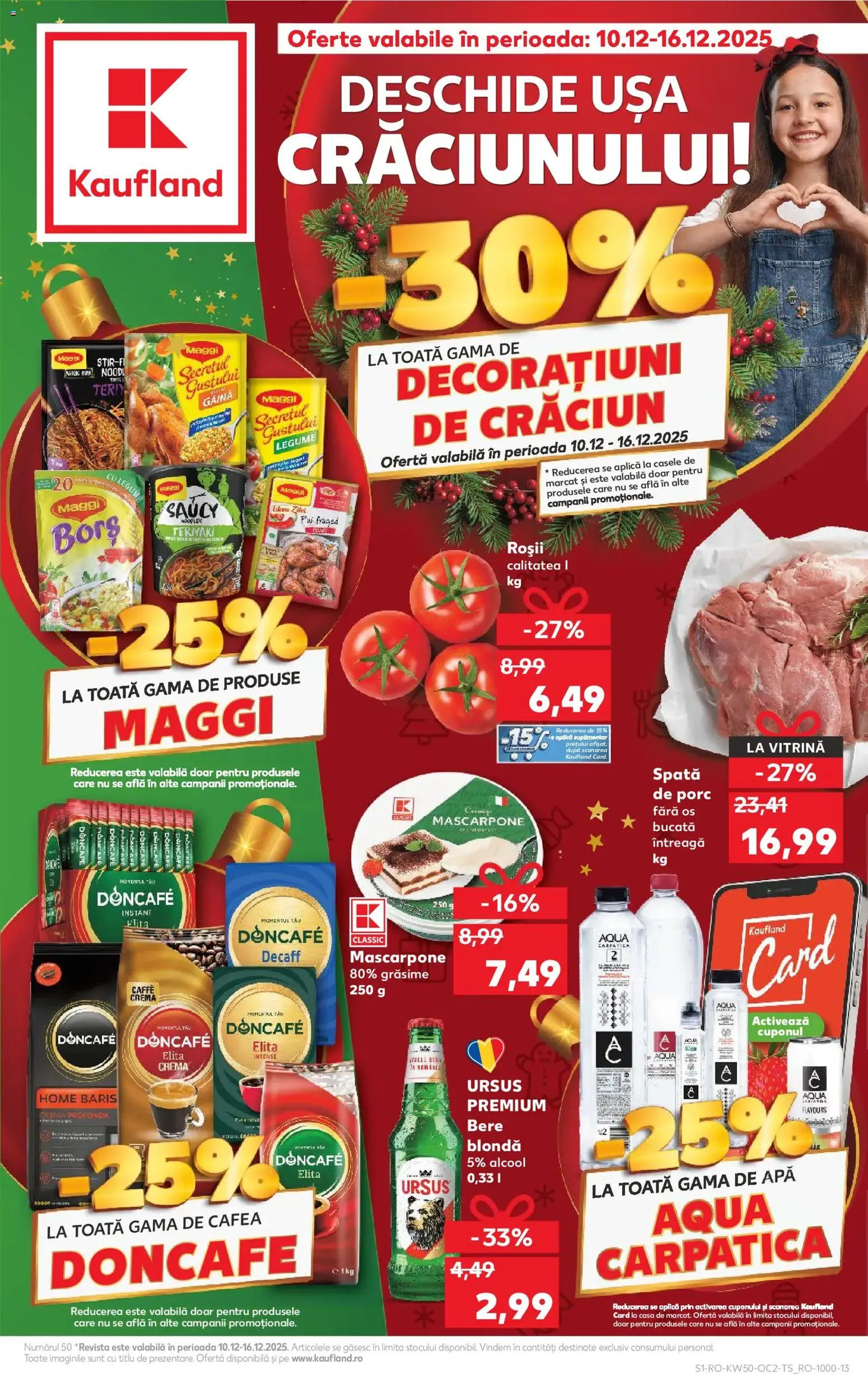 Catalog Kaufland - cataloage valabile începând cu 10.12.2025 pagina 1 din 66