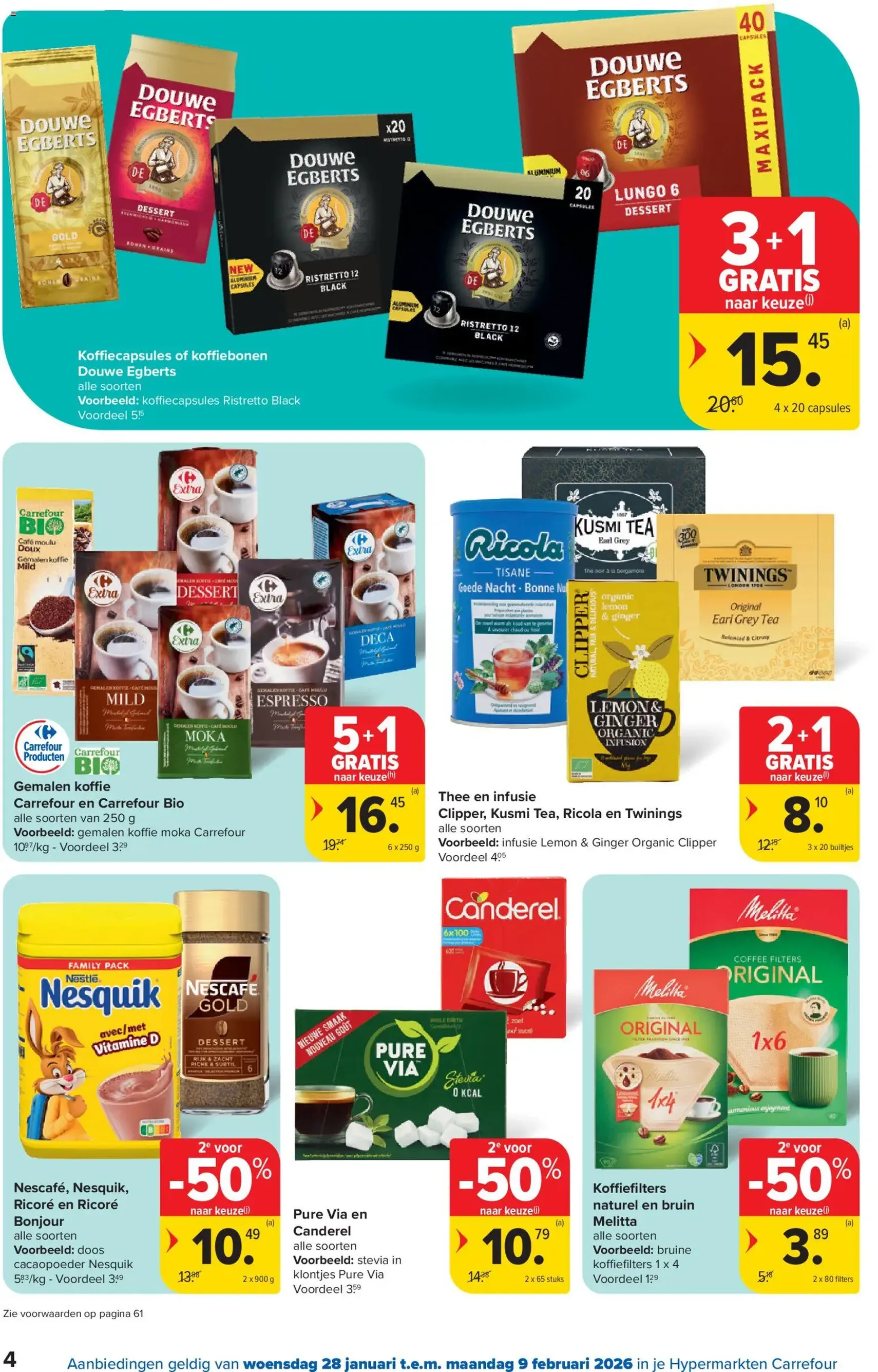 Carrefour folder week 5 - geldige folder vanaf 28/01/2026 pagina 4 van 63
