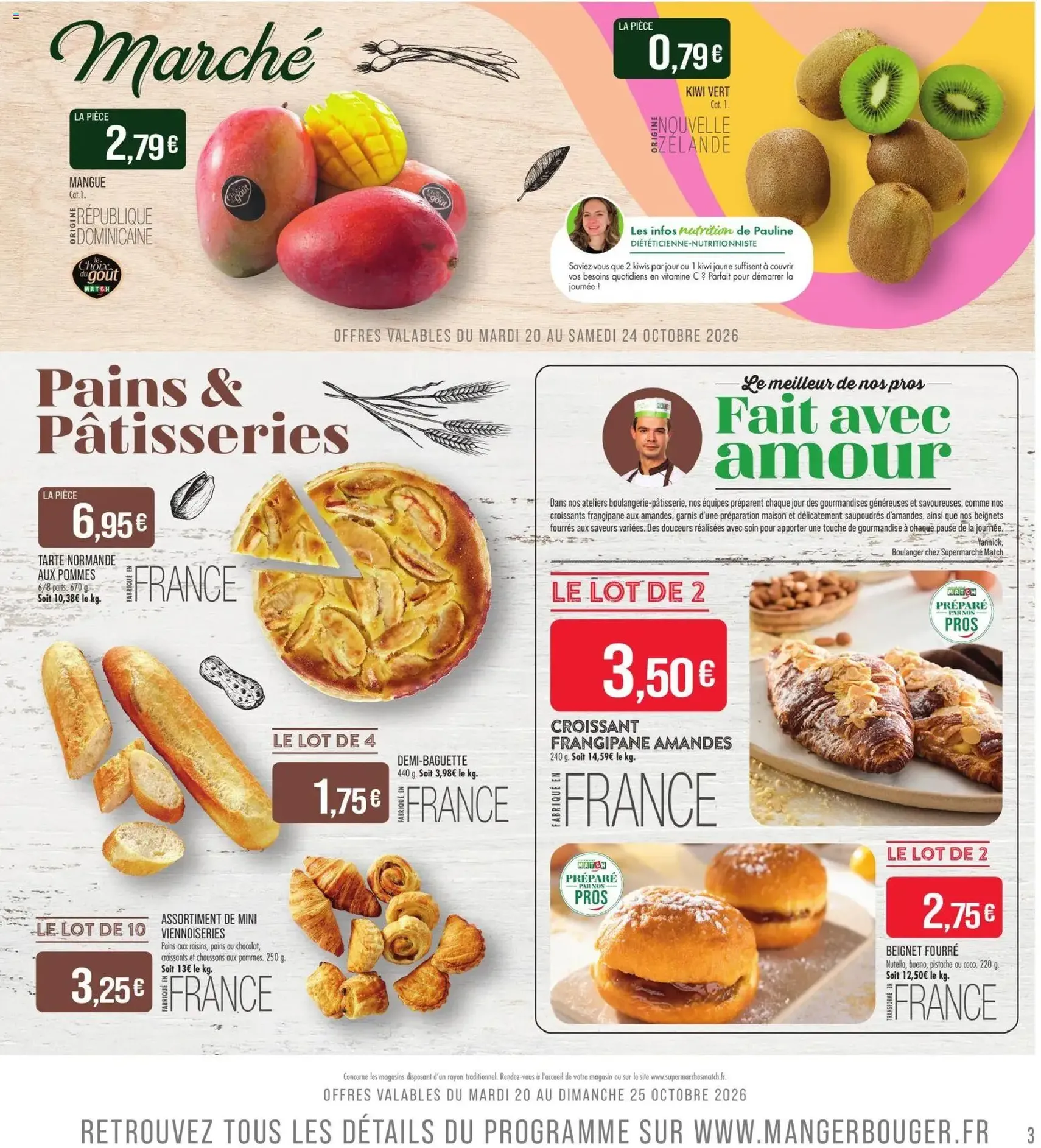 Match Supermarché catalogue - brochure valable à partir du 20/10/2026, page 3 sur 24
