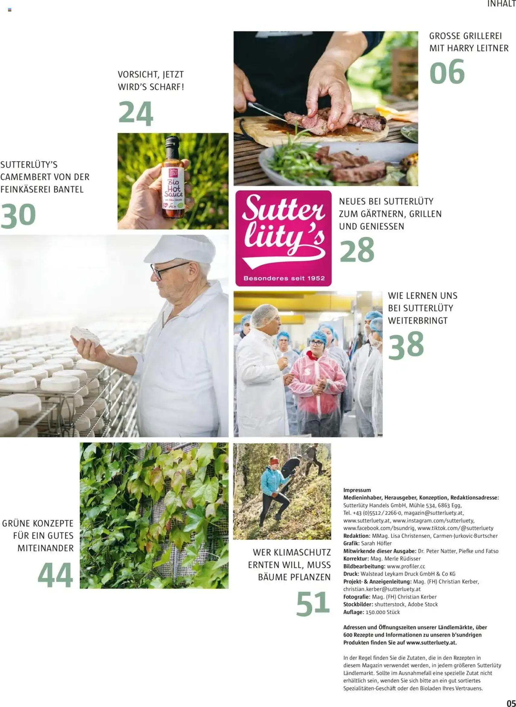 Sutterlüty B’sundrig Magazine - Gültiger Prospekt ab 18.06.2025, Seite 68 von insgesamt 116 Sutterlüty B’sundrig Magazine - Gültiger Prospekt ab 18.06.2025, Seite 68 von insgesamt 116