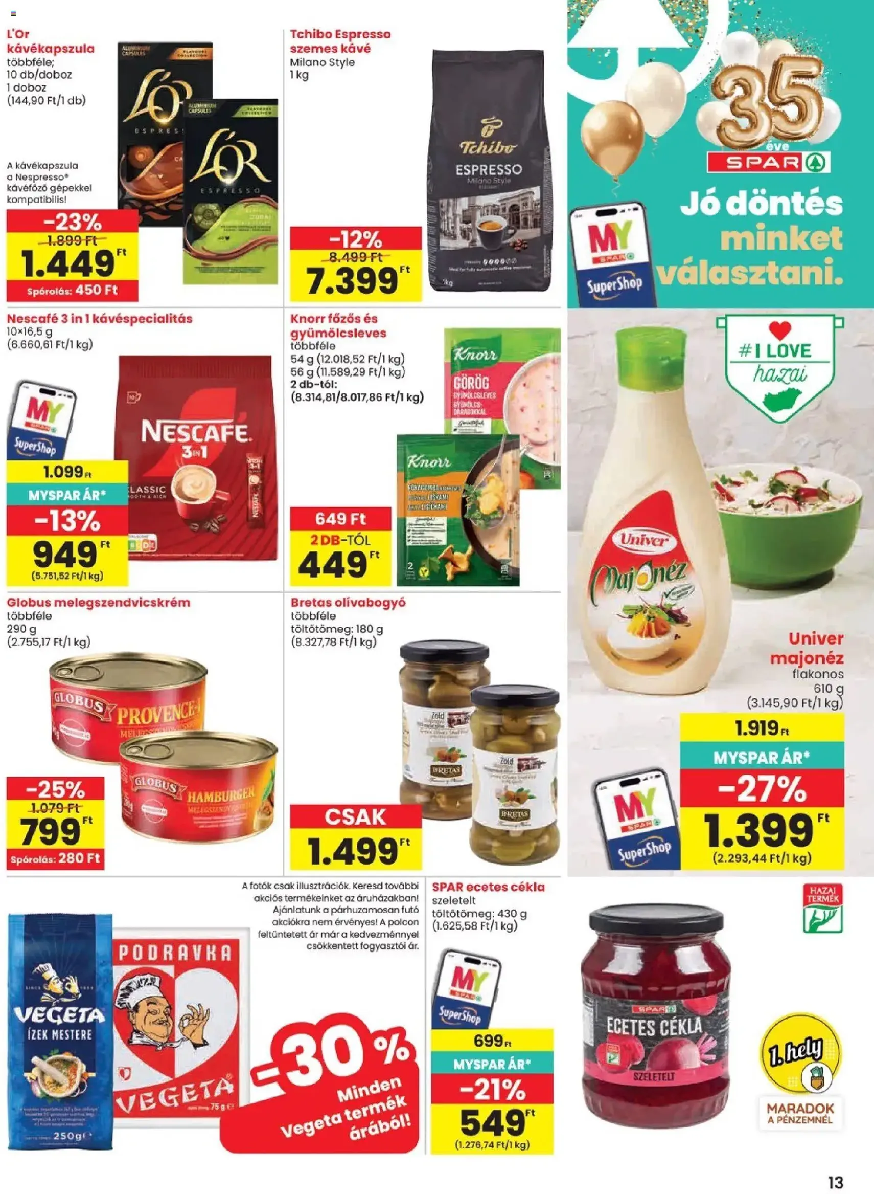 Spar akciós újság - 2026.06.25. érvényes szórólap 13 oldal 20 oldalból