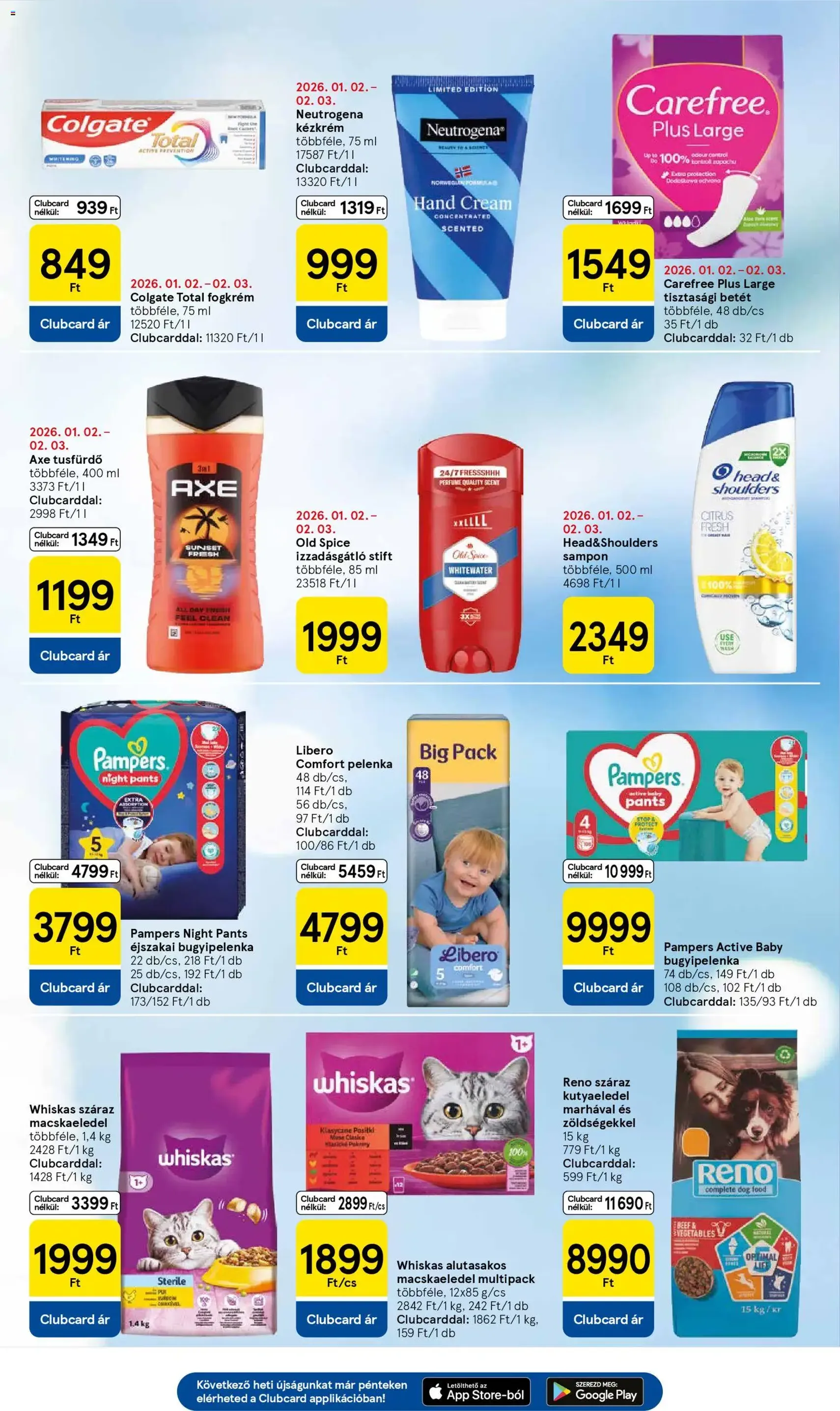 Tesco Hipermarket - Akciós újság - 2026.01.02. érvényes szórólap 7 oldal 34 oldalból