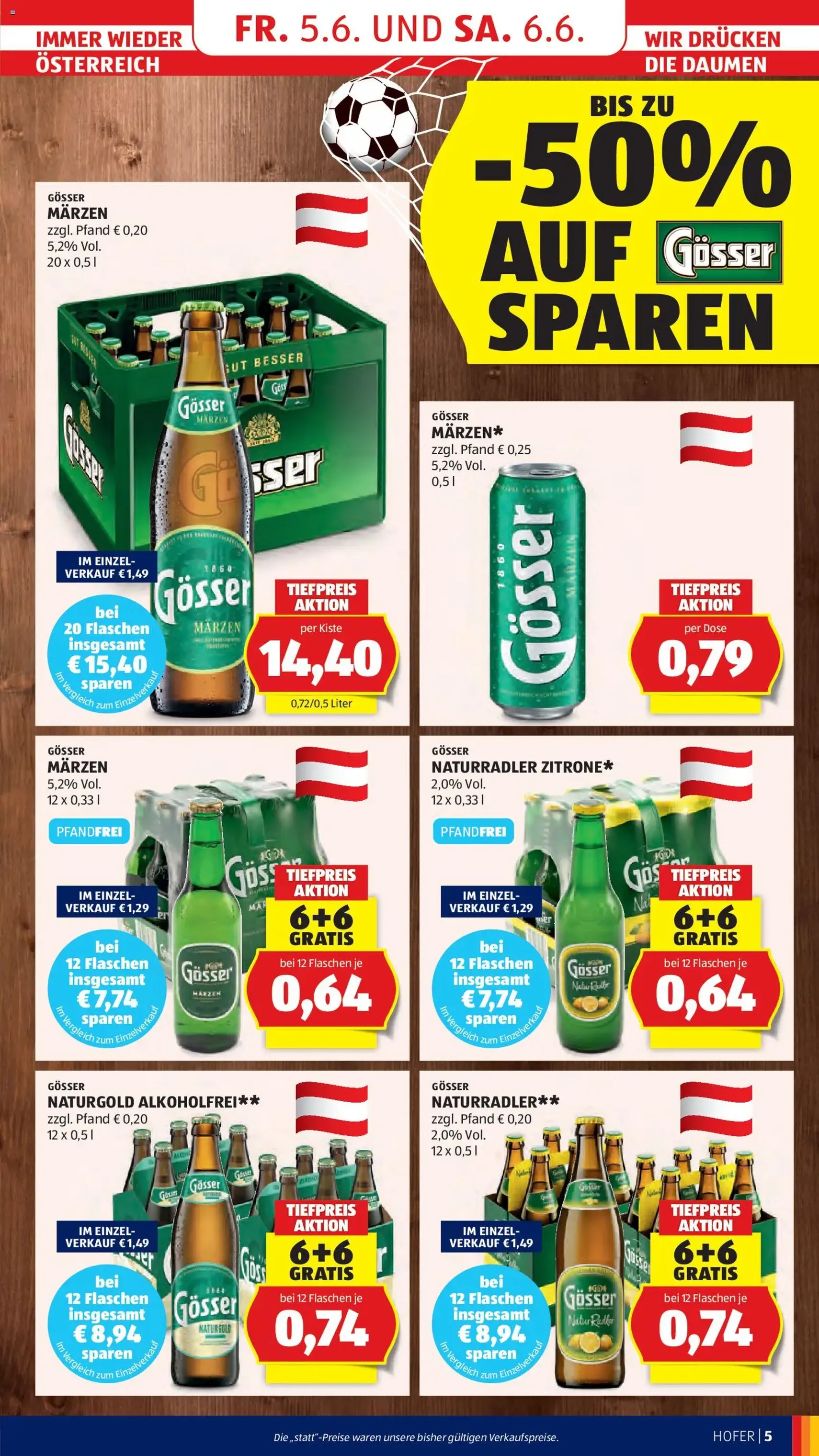 Hofer Flugblatt - Gültiger Prospekt ab 03.06.2026, Seite 7 von insgesamt 42