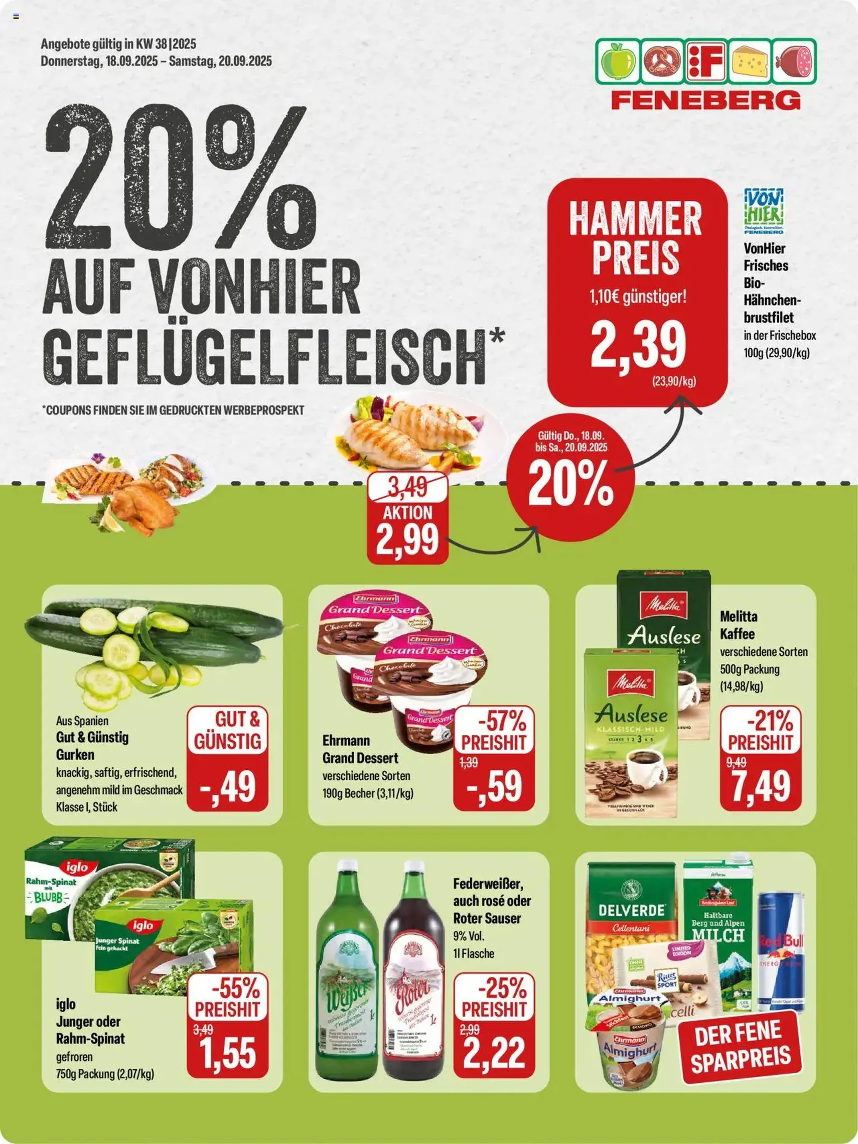 Feneberg Angebote - Gültiger Prospekt ab 18.09.2025, Seite 1 von insgesamt 16 Feneberg Angebote - Gültiger Prospekt ab 18.09.2025, Seite 1 von insgesamt 16