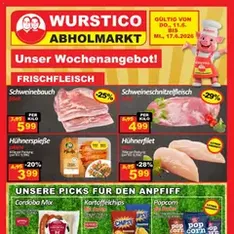 Wurstico Abholmarkt Flugblatt - Prospekt Vorschau gültig ab 11.06.2026