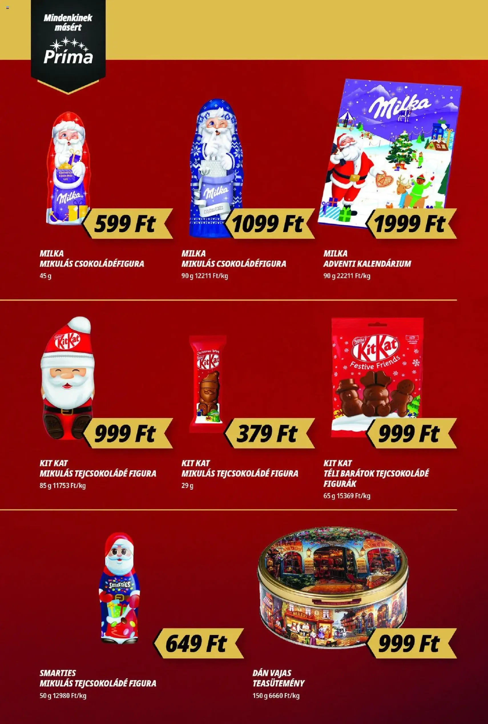 CBA Príma Akciós újság - 2025.11.13. érvényes szórólap 6 oldal 16 oldalból