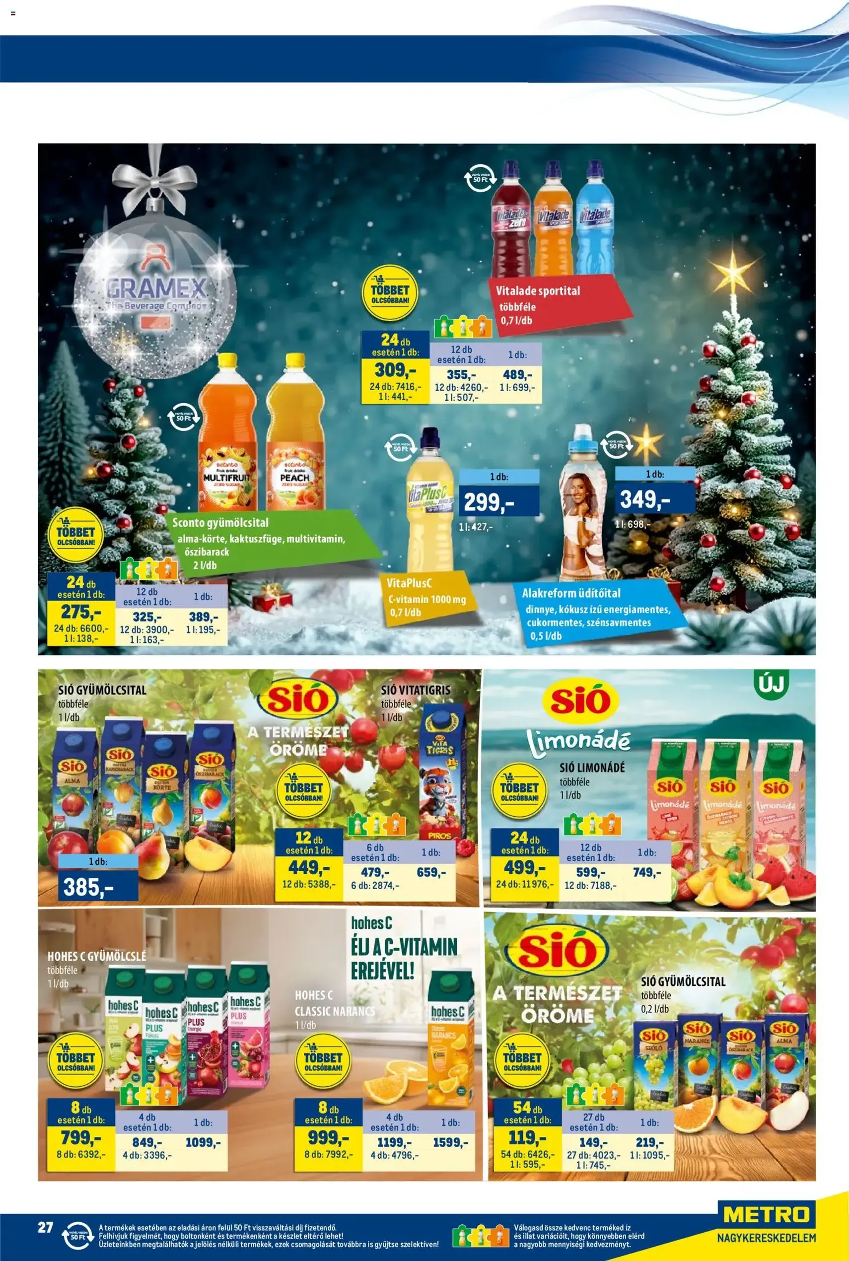 Metro Akciós újság - 2025.12.01. érvényes szórólap 27 oldal 40 oldalból