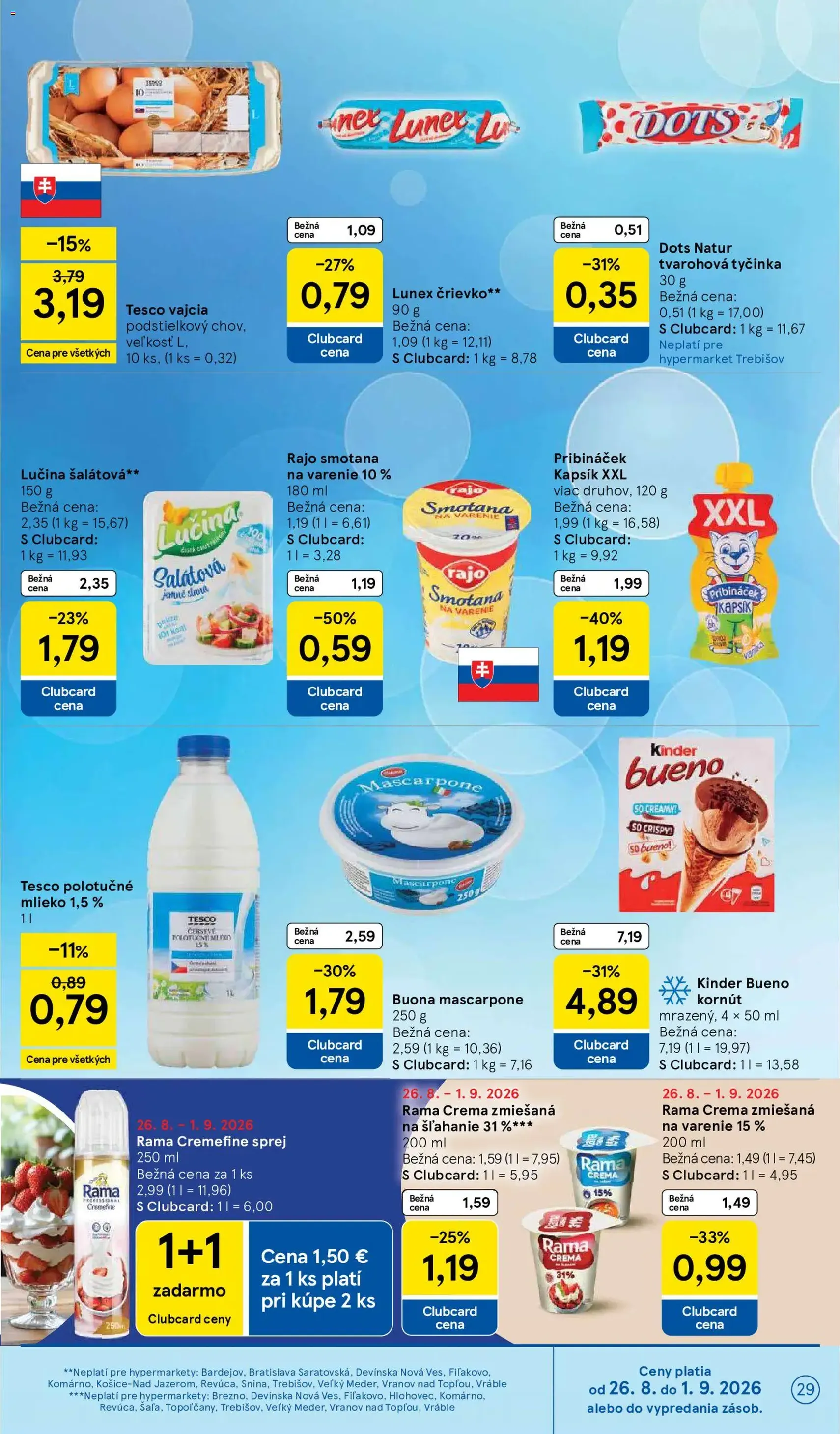 Tesco Hypermarket - leták - platný leták od 26.08.2026 strana 29 z 58
