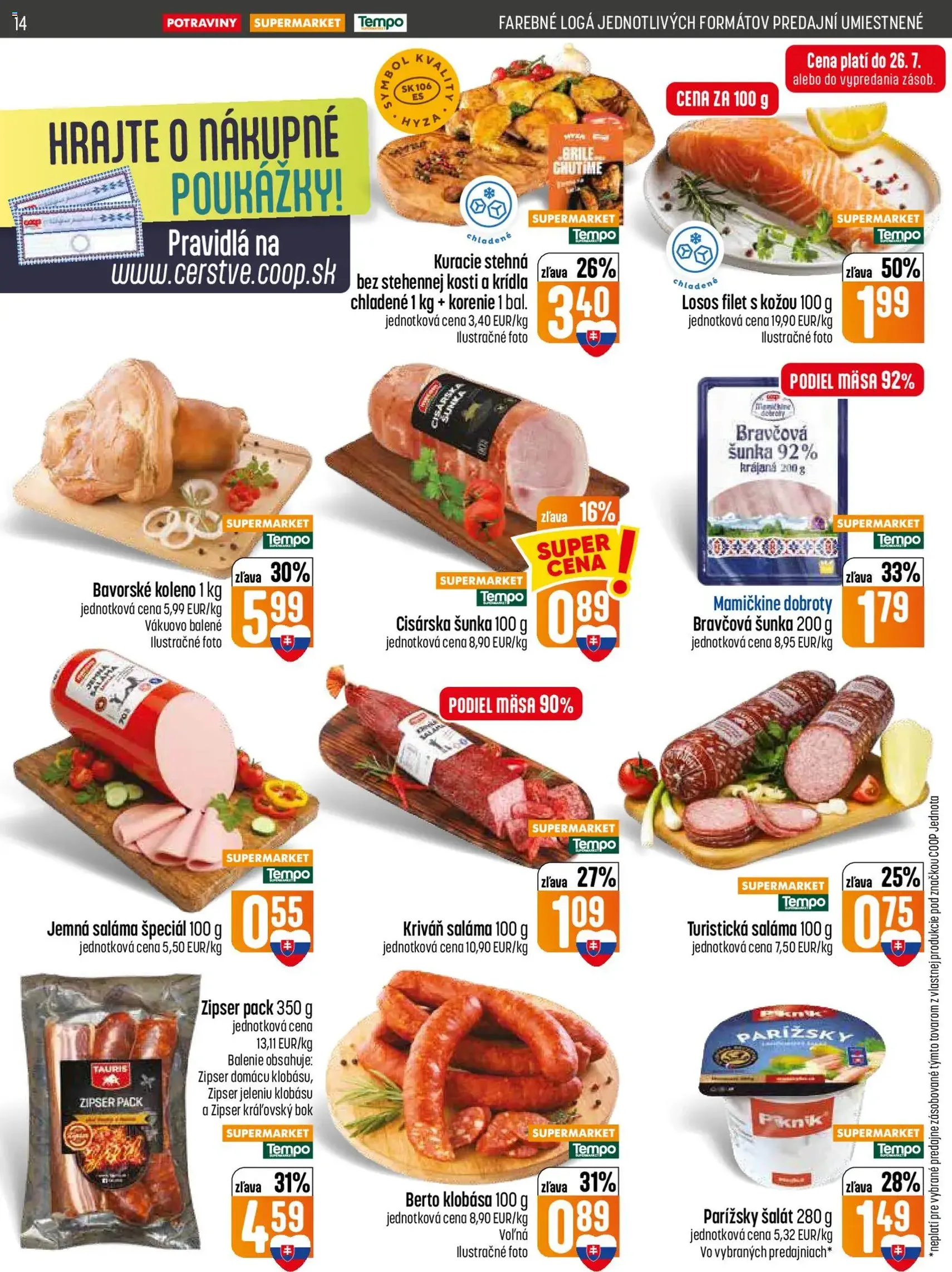 COOP Jednota leták - platný leták od 23.07.2026 strana 14 z 28