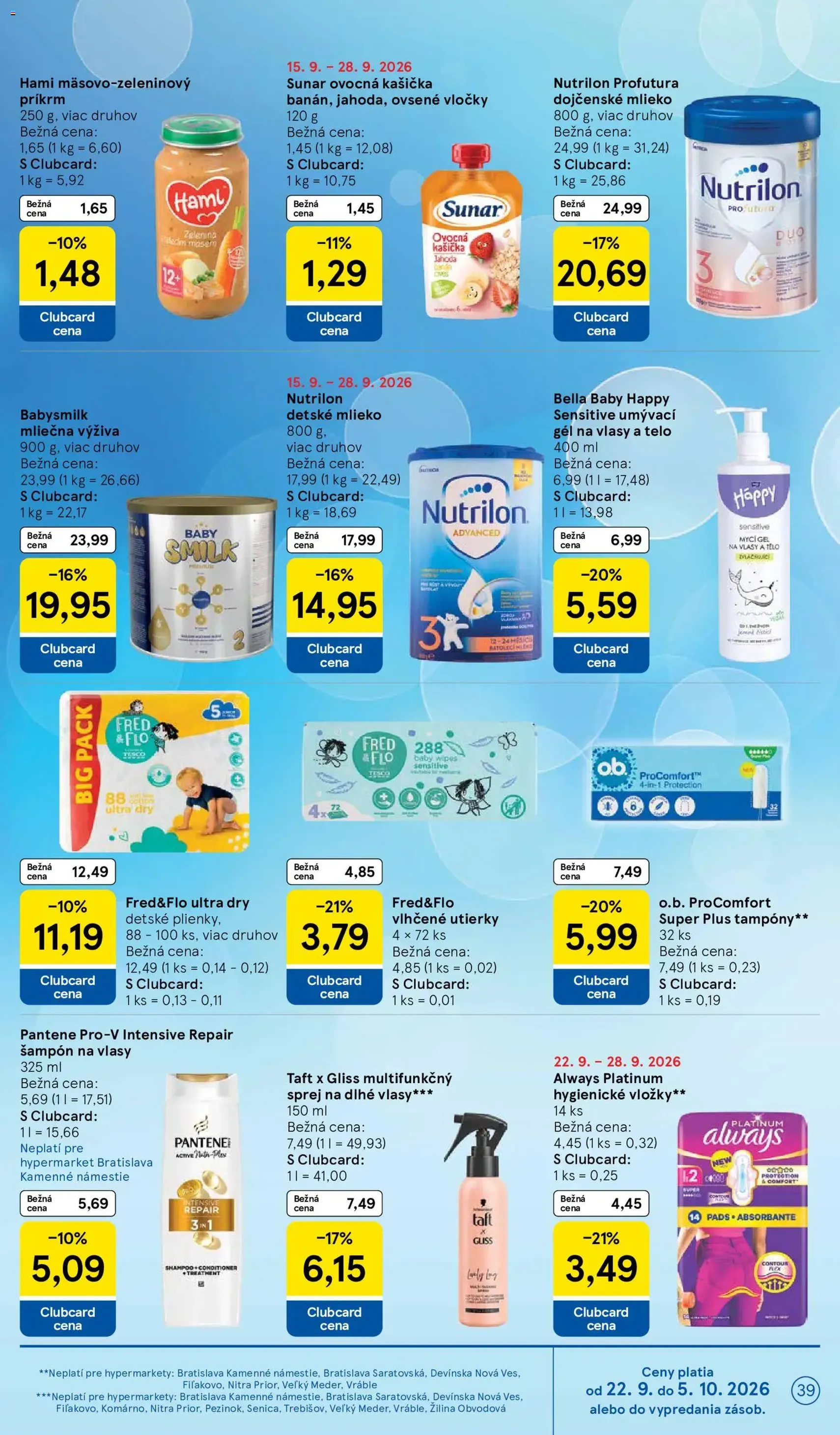 Tesco Hypermarket - leták - platný leták od 23.09.2026 strana 39 z 48