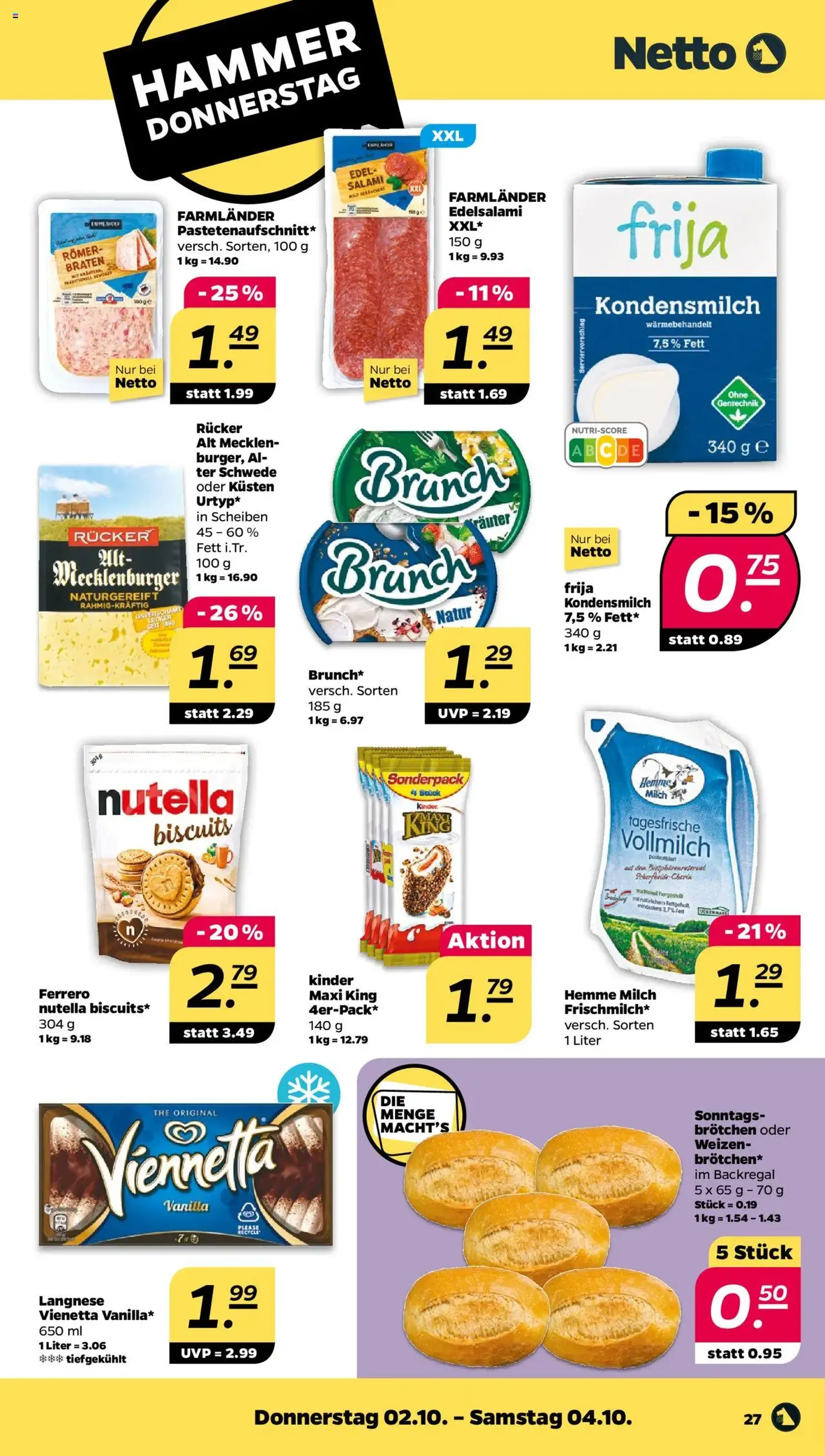 Netto Prospekt - Gültiger Prospekt ab 29.09.2025, Seite 27 von insgesamt 34