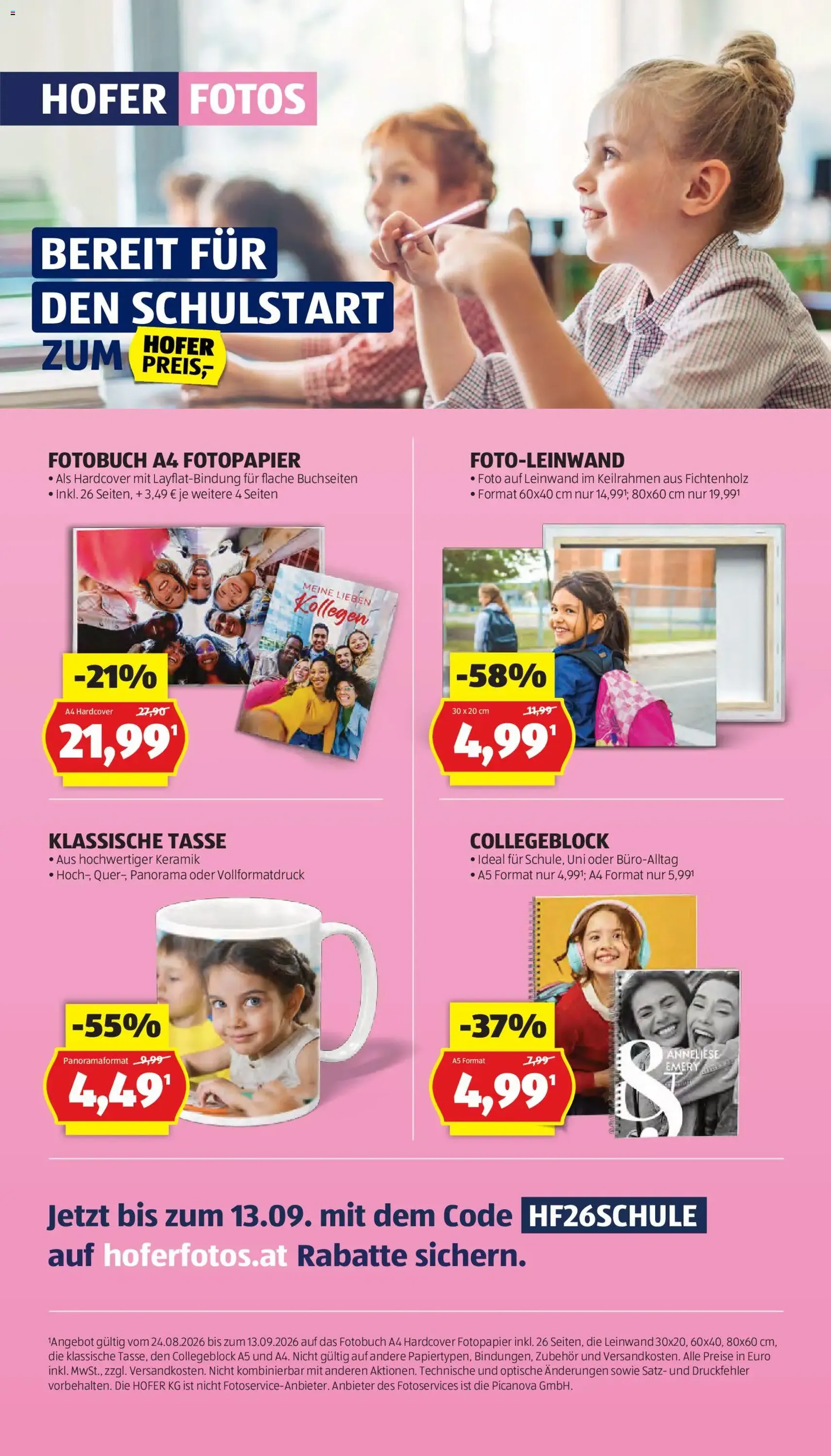 Hofer Flugblatt - Gültiger Prospekt ab 21.08.2026, Seite 26 von insgesamt 46