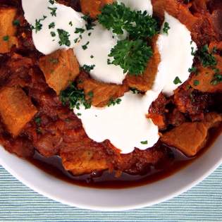 Szegediner Gulasch ohne Sahne Rezept - Rezeptvorschau
