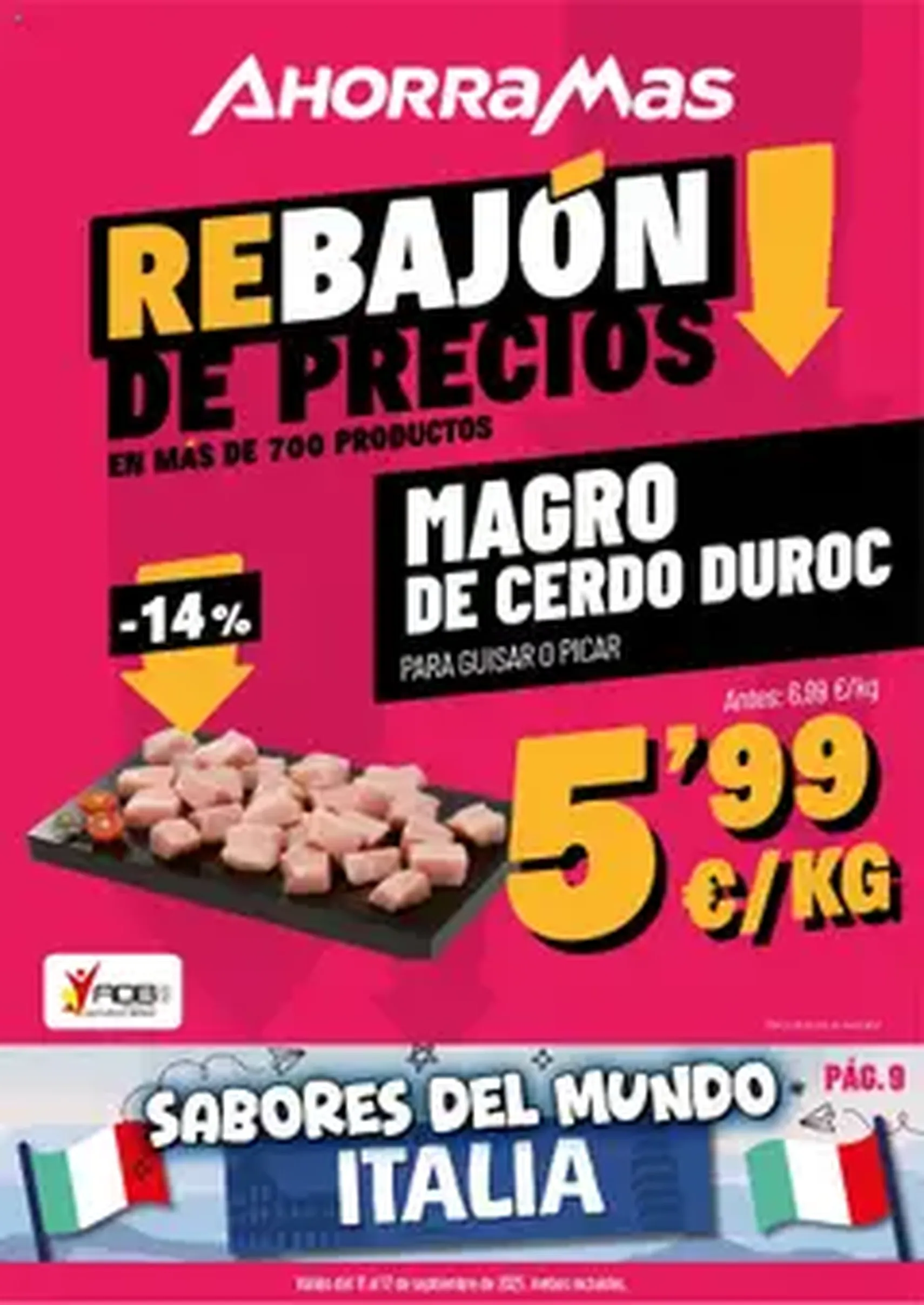 AhorraMas folleto - folleto válido desde 11/09/2025 página 1 de 1