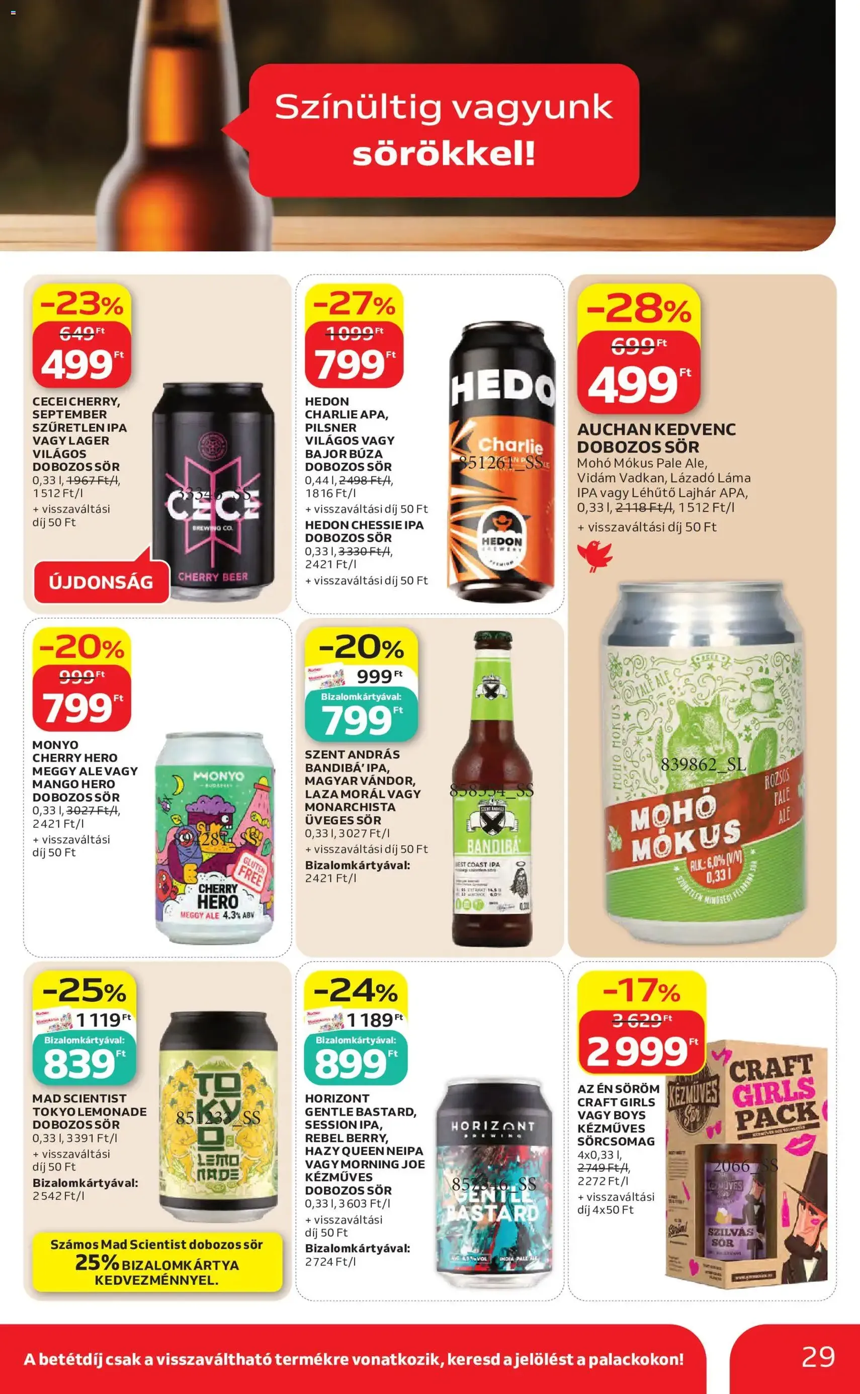 Auchan akciós újság - 2026.06.04. érvényes szórólap 29 oldal 57 oldalból