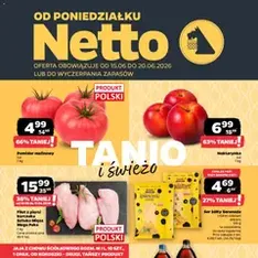 Netto gazetka od poniedziałku spożywcza - podgląd gazetki ważnej od 15.06.2026