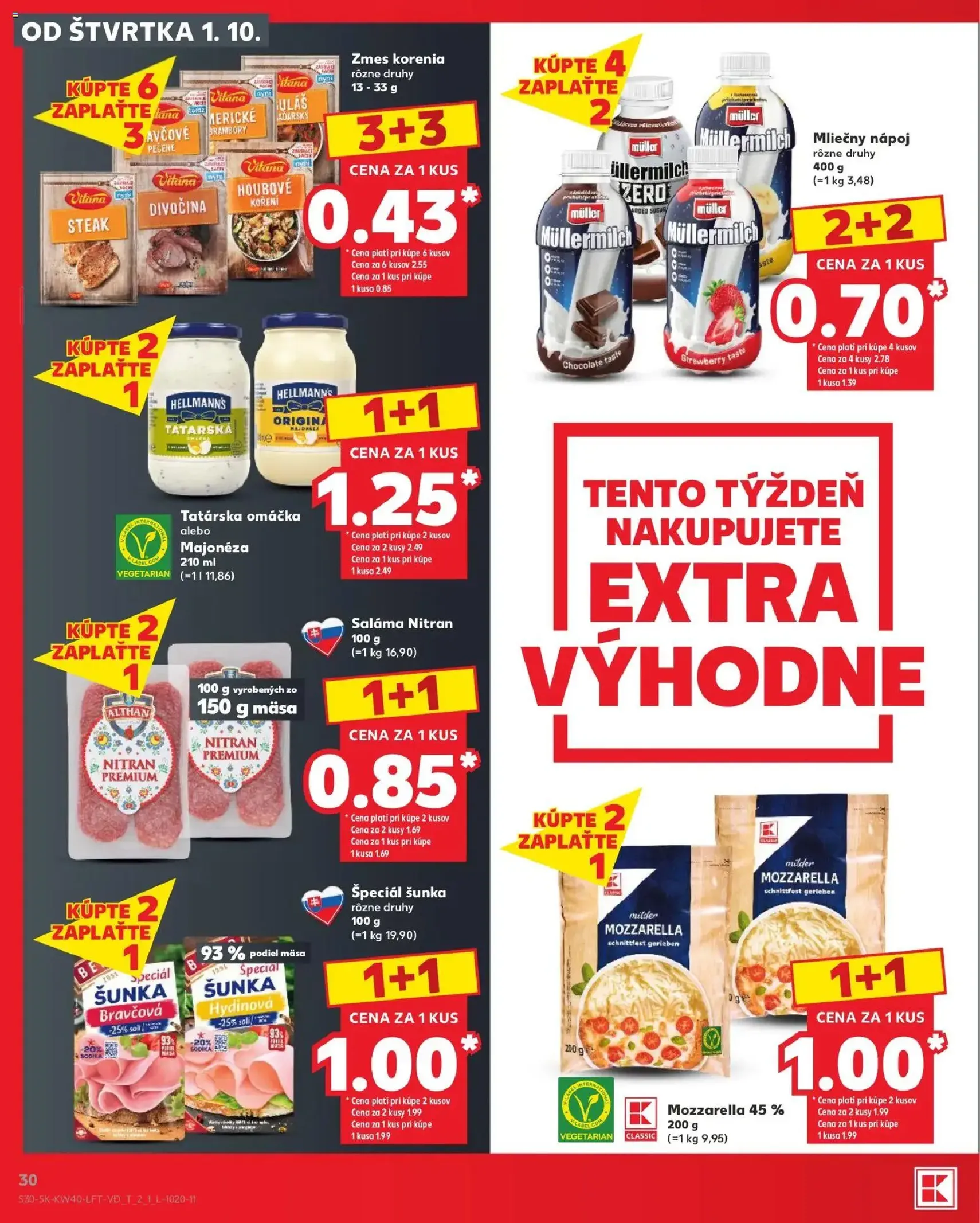 Kaufland leták - platný leták od 01.10.2026 strana 30 z 76