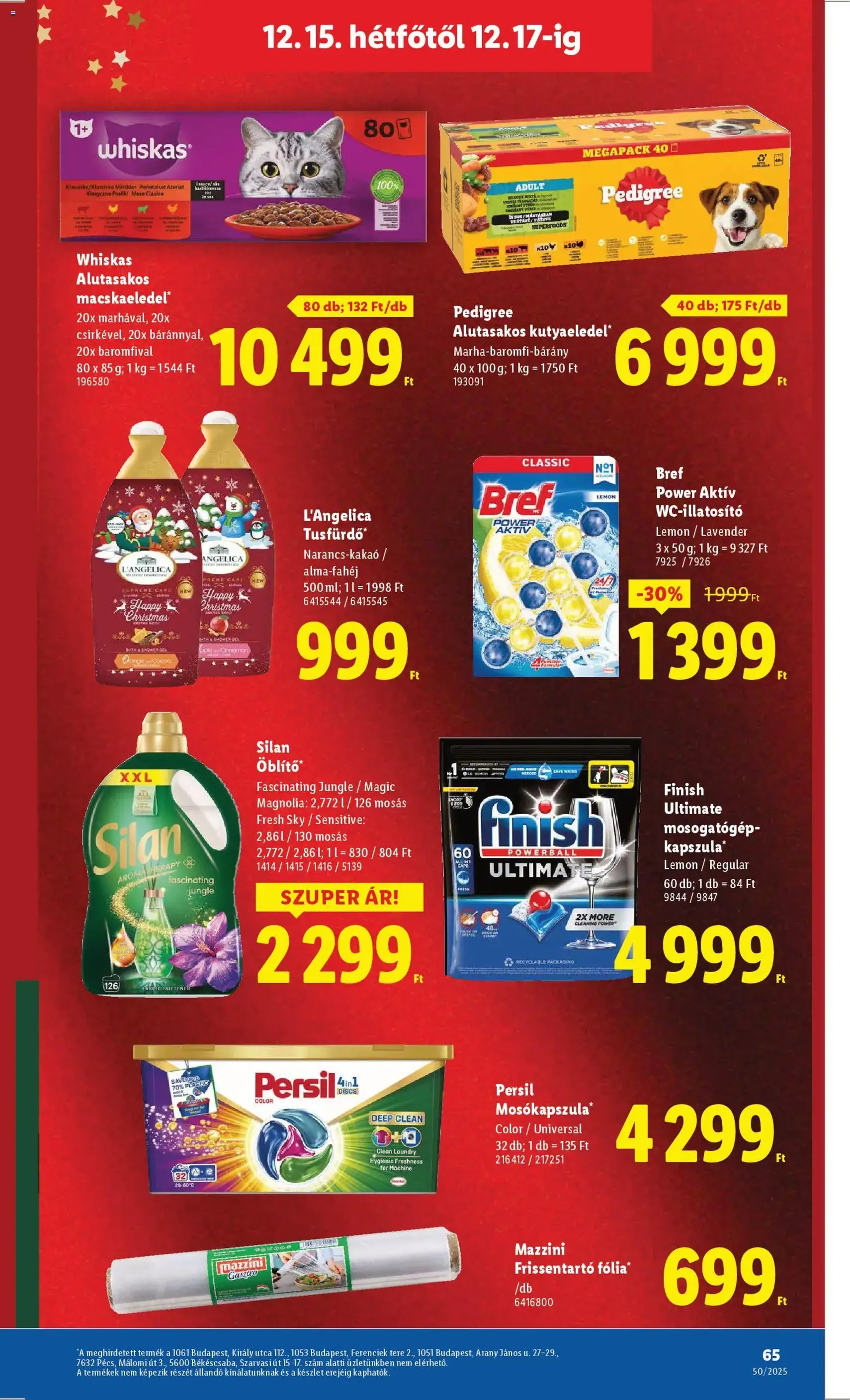 Lidl Akciós újság - 2025.12.11. érvényes szórólap 65 oldal 66 oldalból